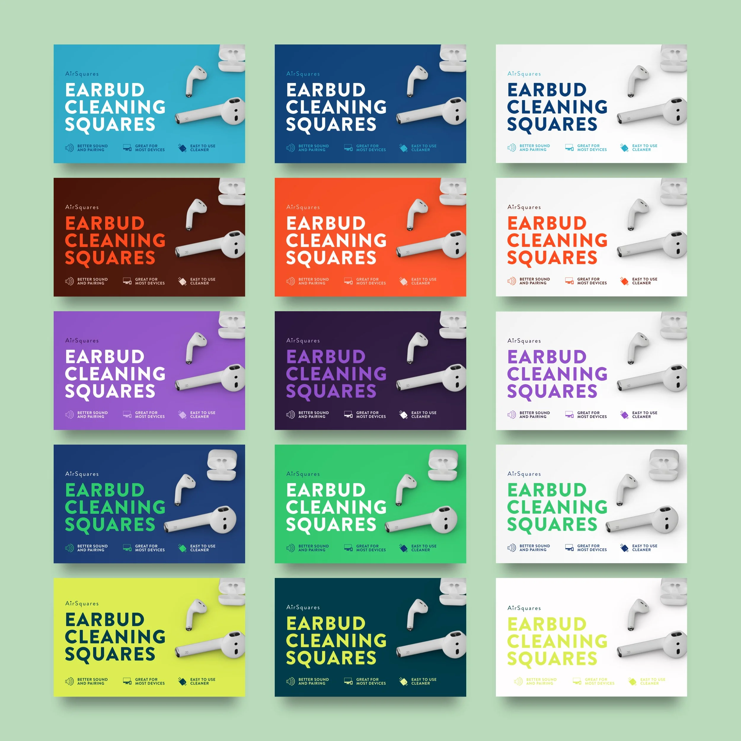 AirSquares color exploration