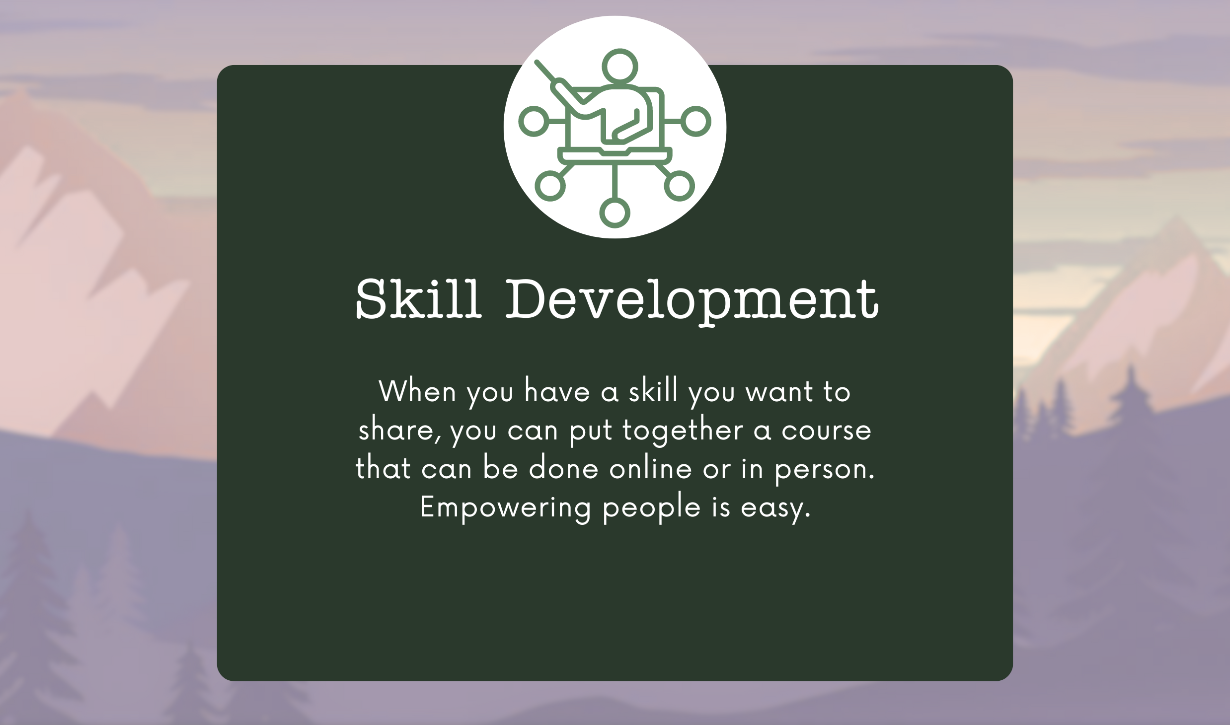 Skill Development