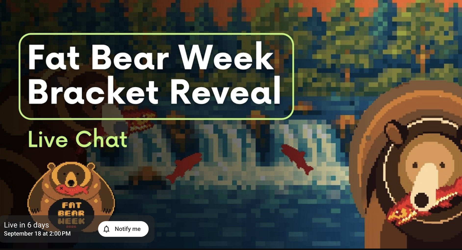 Fat Bear Week Bracket Reveal