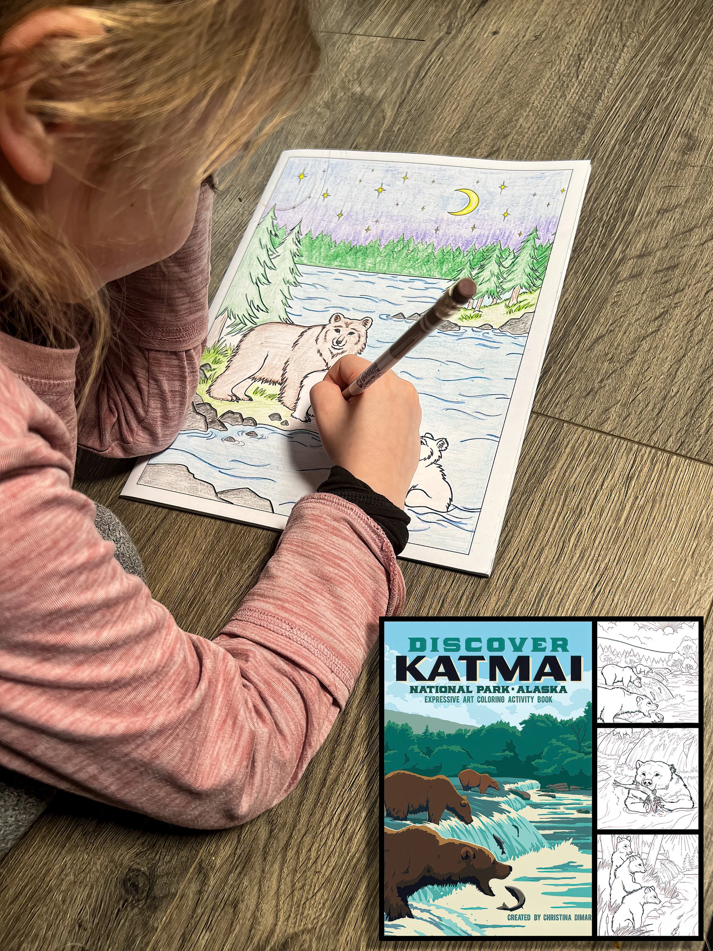 Discover Katmai Coloring Book
