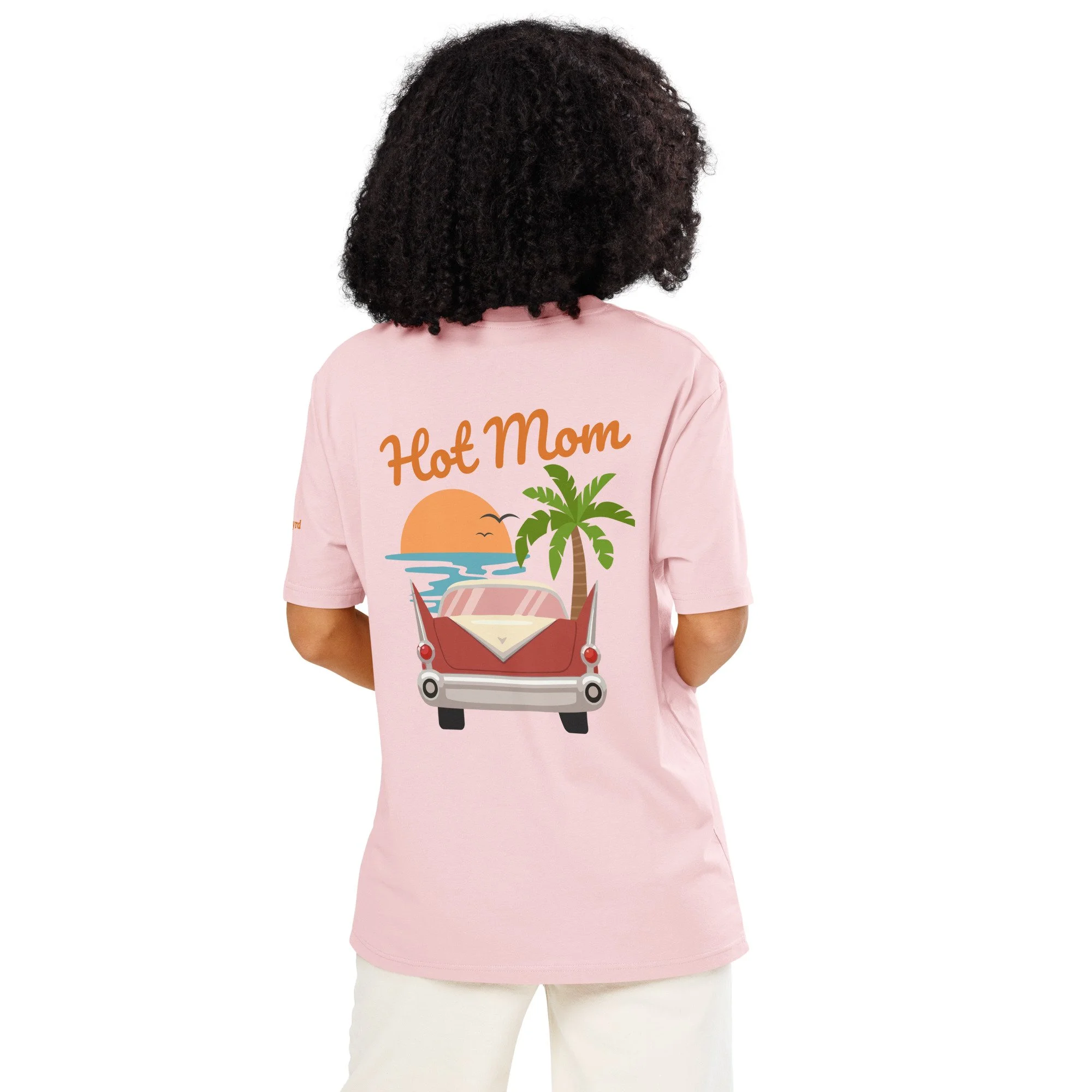 Organic Hot Mom Vintage Style T-Shirt