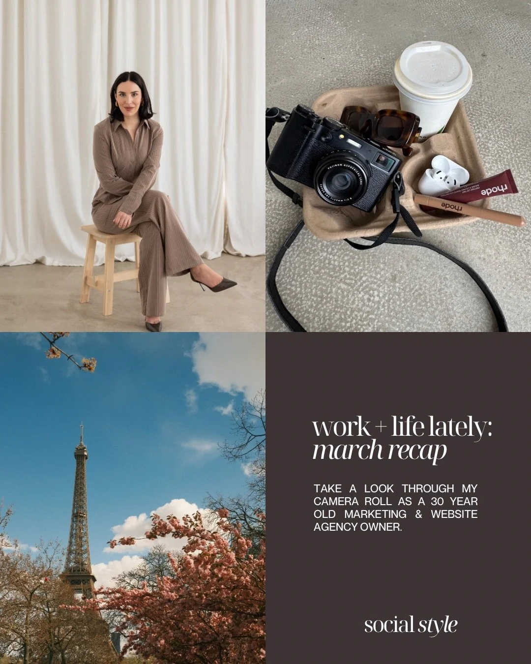 March felt like one of those months where business and life blended together in the best way. 🙏🏼

Celebrating six years of Social Style, building exciting projects behind the scenes, lots of conversations about what&rsquo;s next for our clients - a