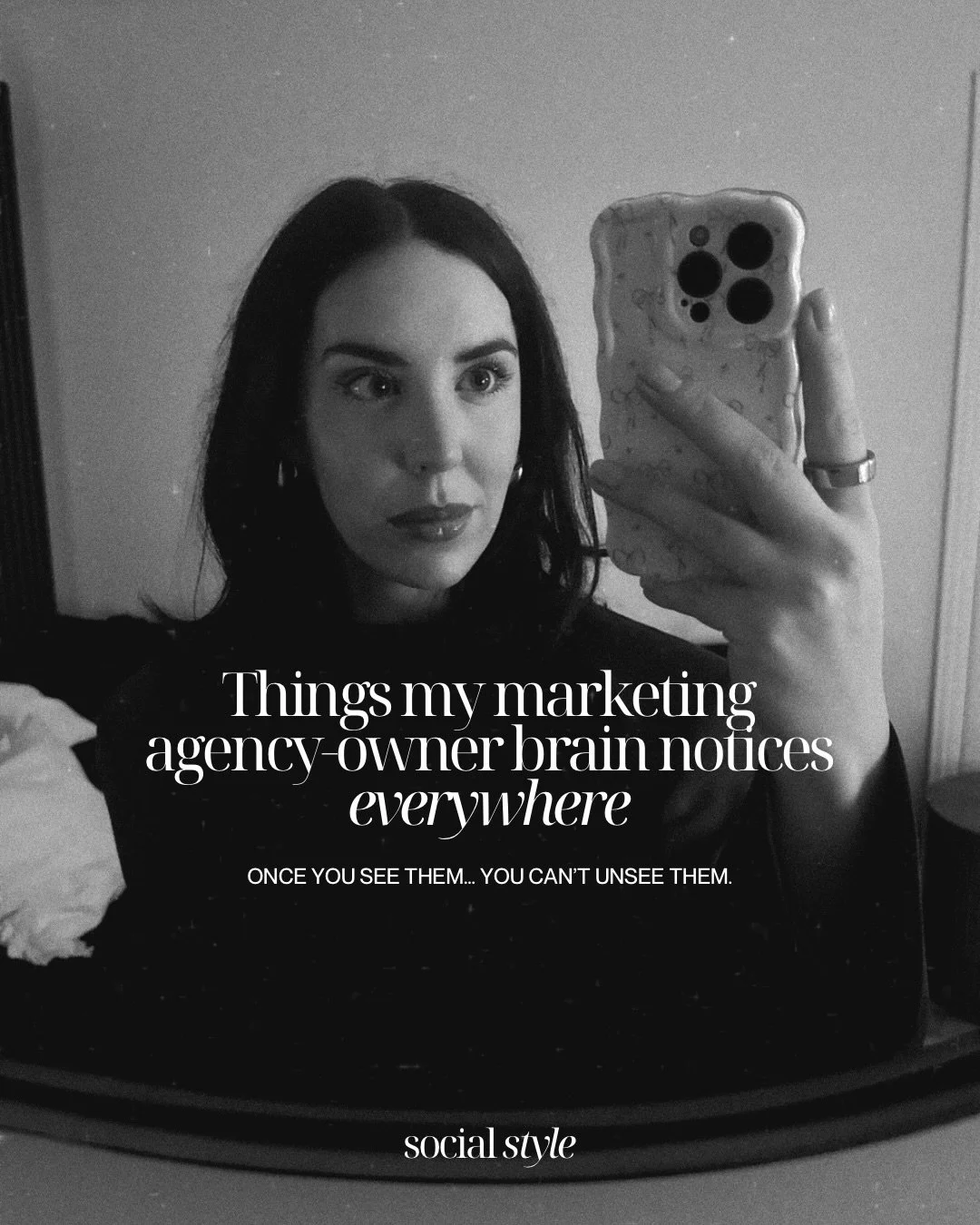 Running a marketing agency means my brain never fully switches off from noticing these things. 🫠

I notice messaging.
Positioning.
Visual consistency.
The little details that influence whether someone decides to book.

The truth is, most businesses 