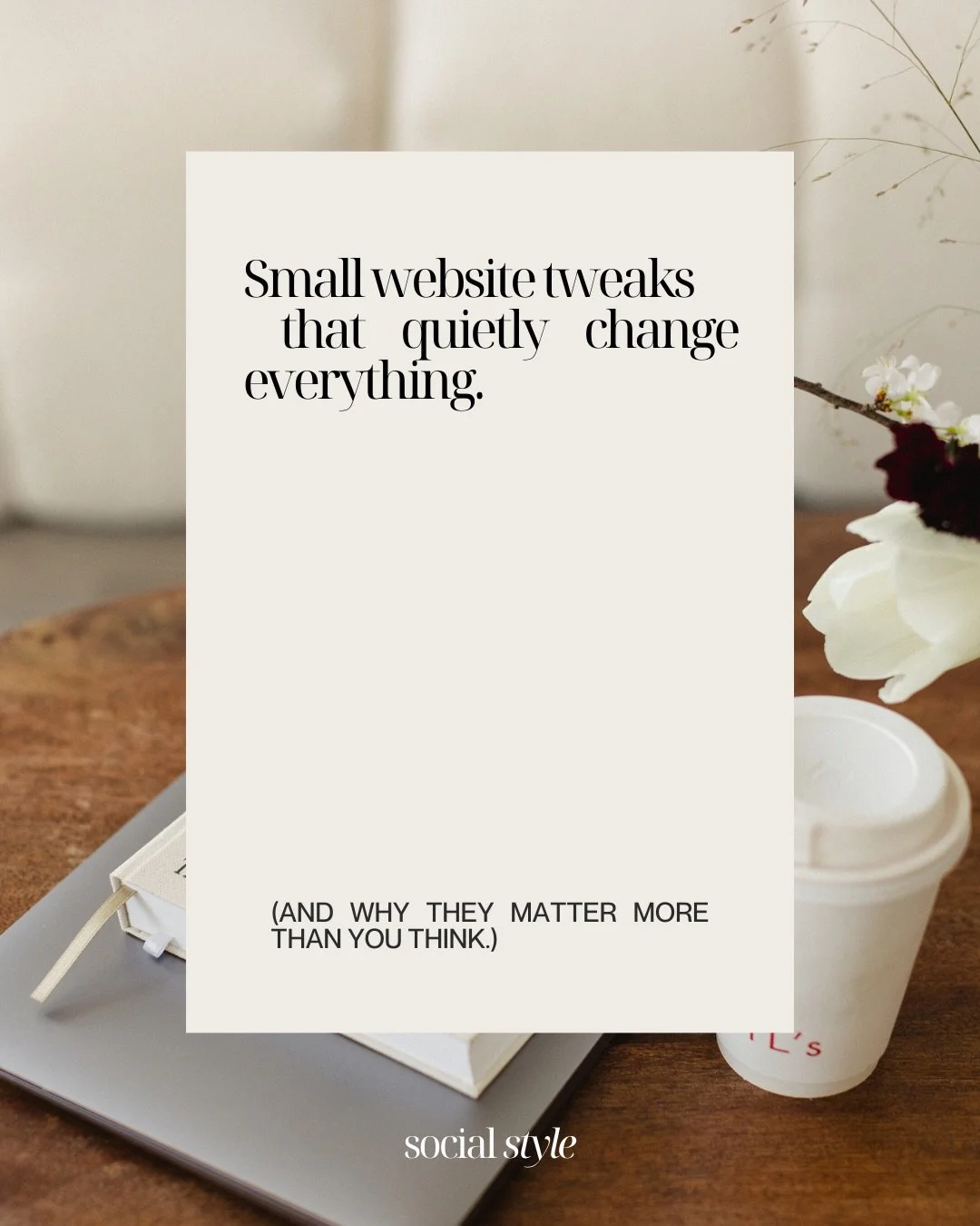 It&rsquo;s easy to assume your website just needs a few tweaks&hellip;

A stronger headline.
Better imagery.
A clearer button.

And sometimes, that&rsquo;s true.

But often, those &ldquo;small&rdquo; fixes are symptoms of something bigger - a site th