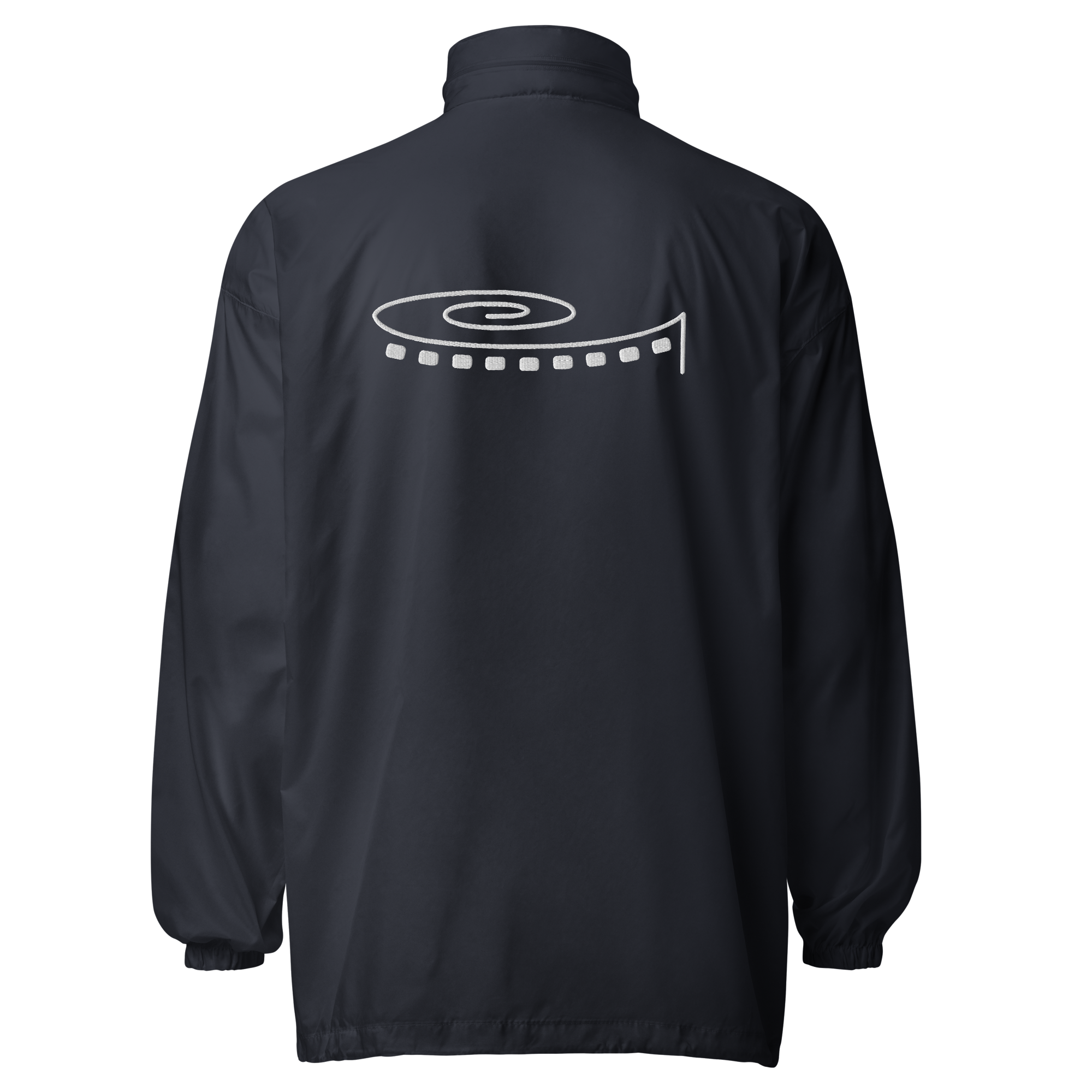 basic-unisex-windbreaker-navy-back-6984045152832.png