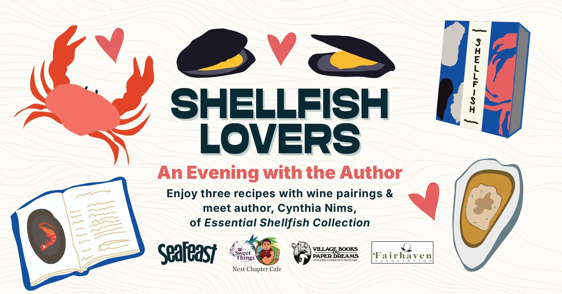 Shellfish Lovers: An Evening with the Author