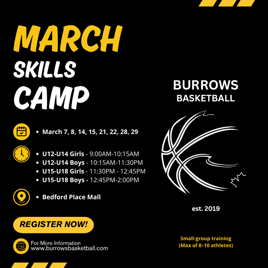 Burrows Basketball March Skills Camp (March 2026)