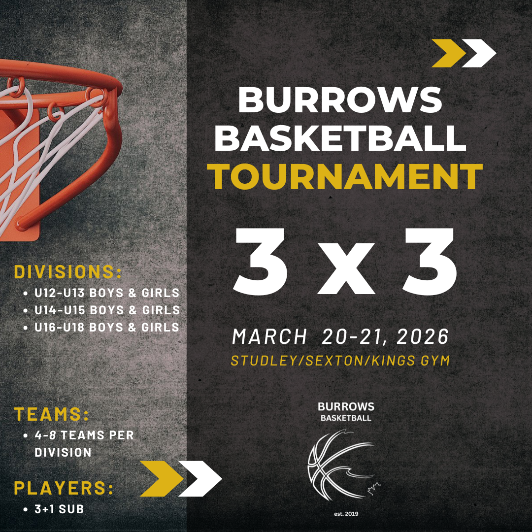 Burrows Basketball 3 on 3 Tournament (March 2026)
