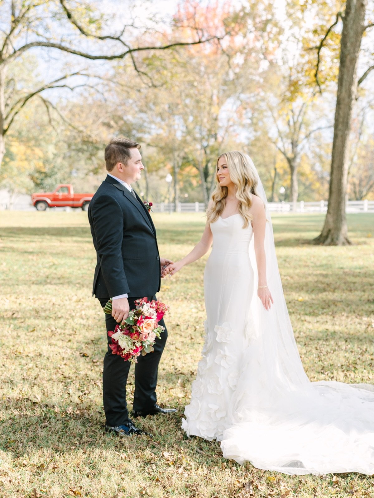 Saturday was perfect. 🤍 Carlie wanted photos of Wilson&rsquo;s vintage truck in some of the photos. He was surprised and I happily obliged. They turned out so cute.