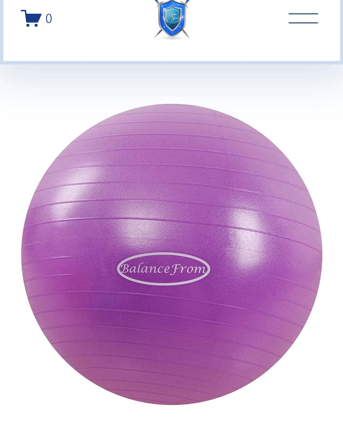 A simple toning exercise tool... The stability ball!  Get yours in our store. Replacing your office chair with a ball helps improve your posture and strengthen your core while you sit. Remember to sign up for emails to get your first discount code.  