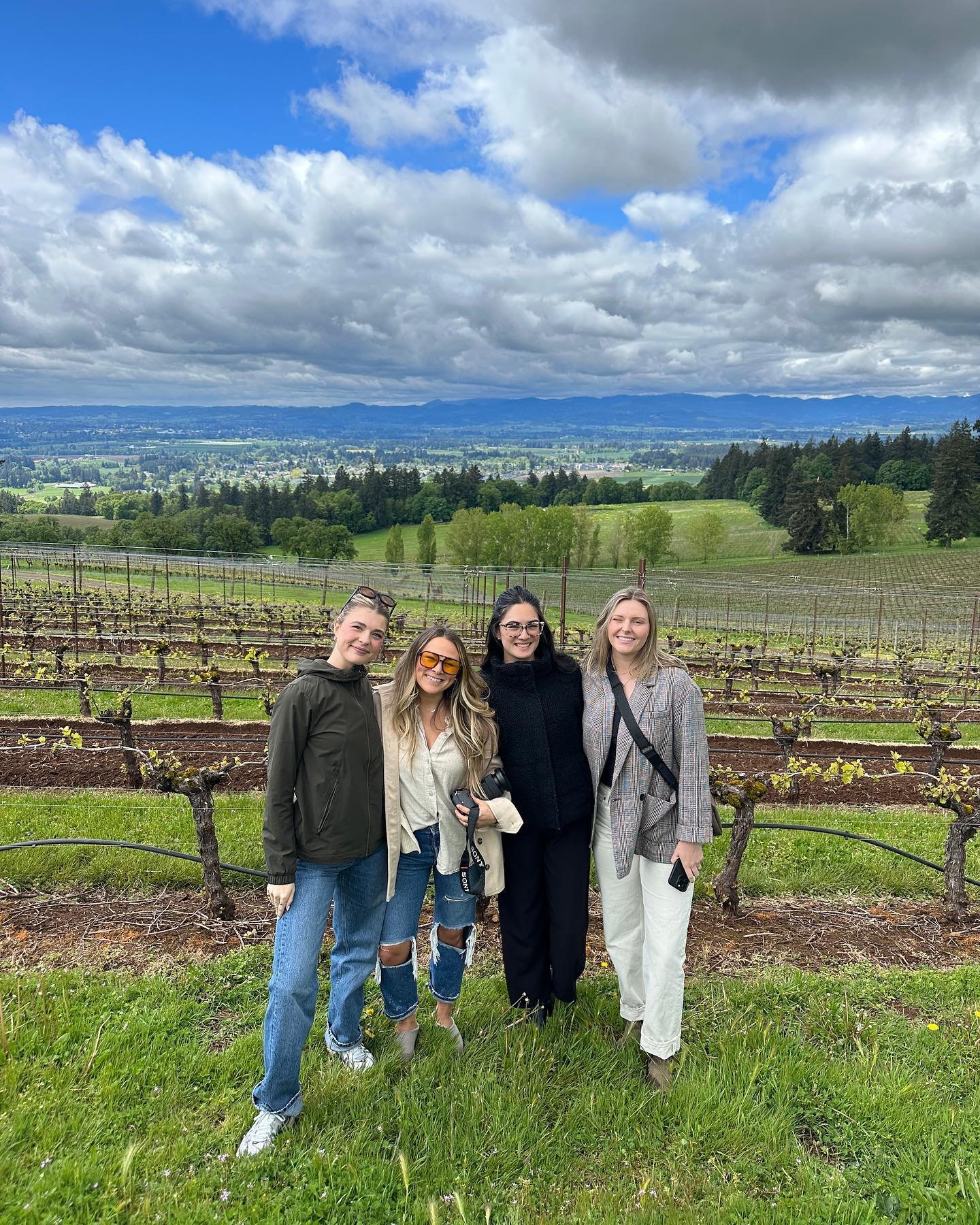 What the heck have we been up to the past few weeks?! So glad you asked&hellip;
We went dogs out at @domaineserene and captured beautiful springtime content with winemaker Carl. Ask us about our Brut Ros&eacute; pairing. 
We captured exciting new rel