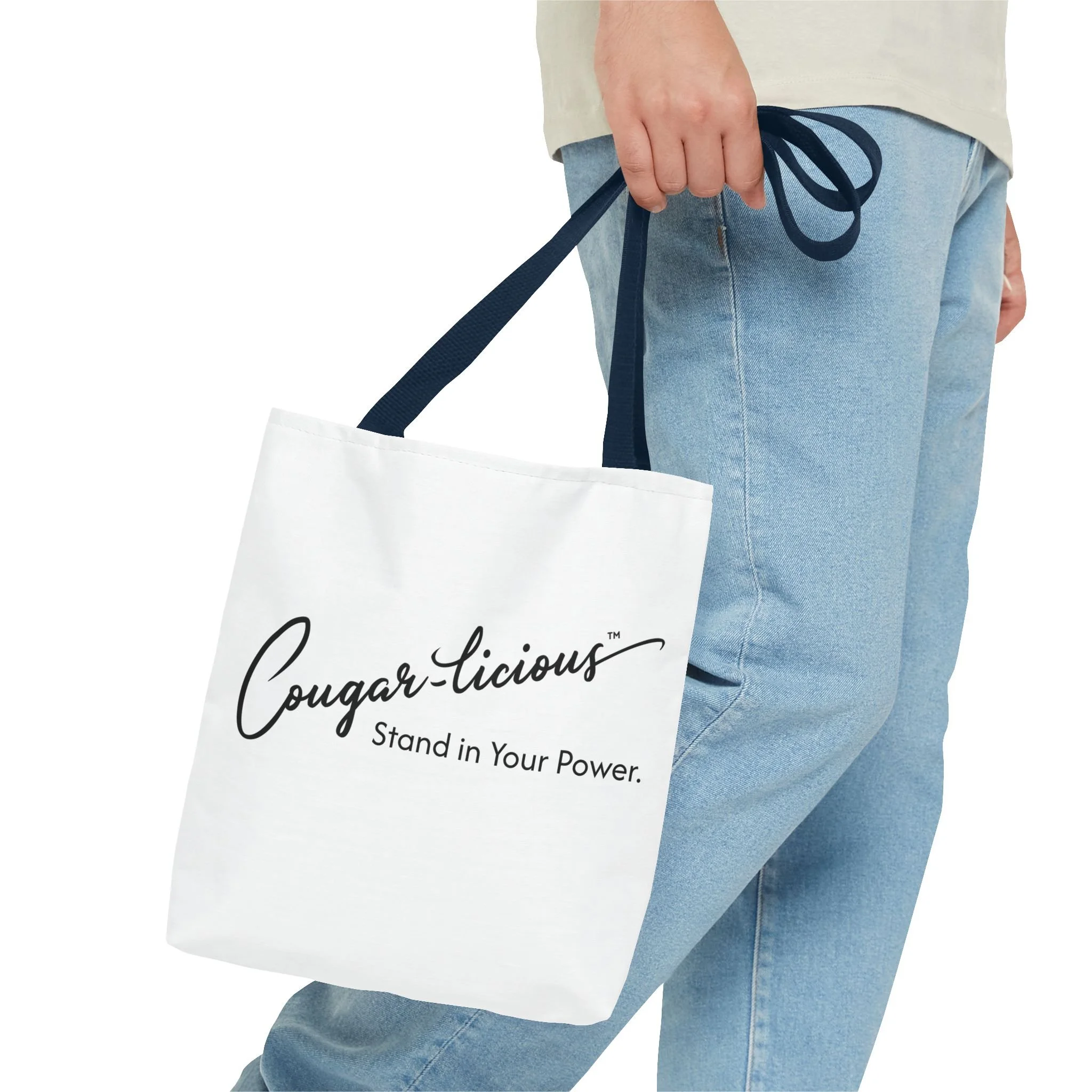 Go green and stay fierce with a Cougar-licious™ reusable tote — bold, eco-friendly, and made for confident women on the go.