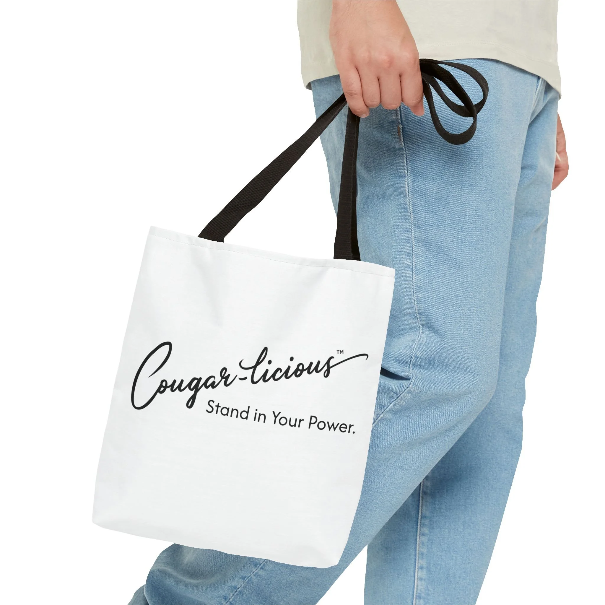Go green and stay fierce with a Cougar-licious™ reusable tote — bold, eco-friendly, and made for confident women on the go.