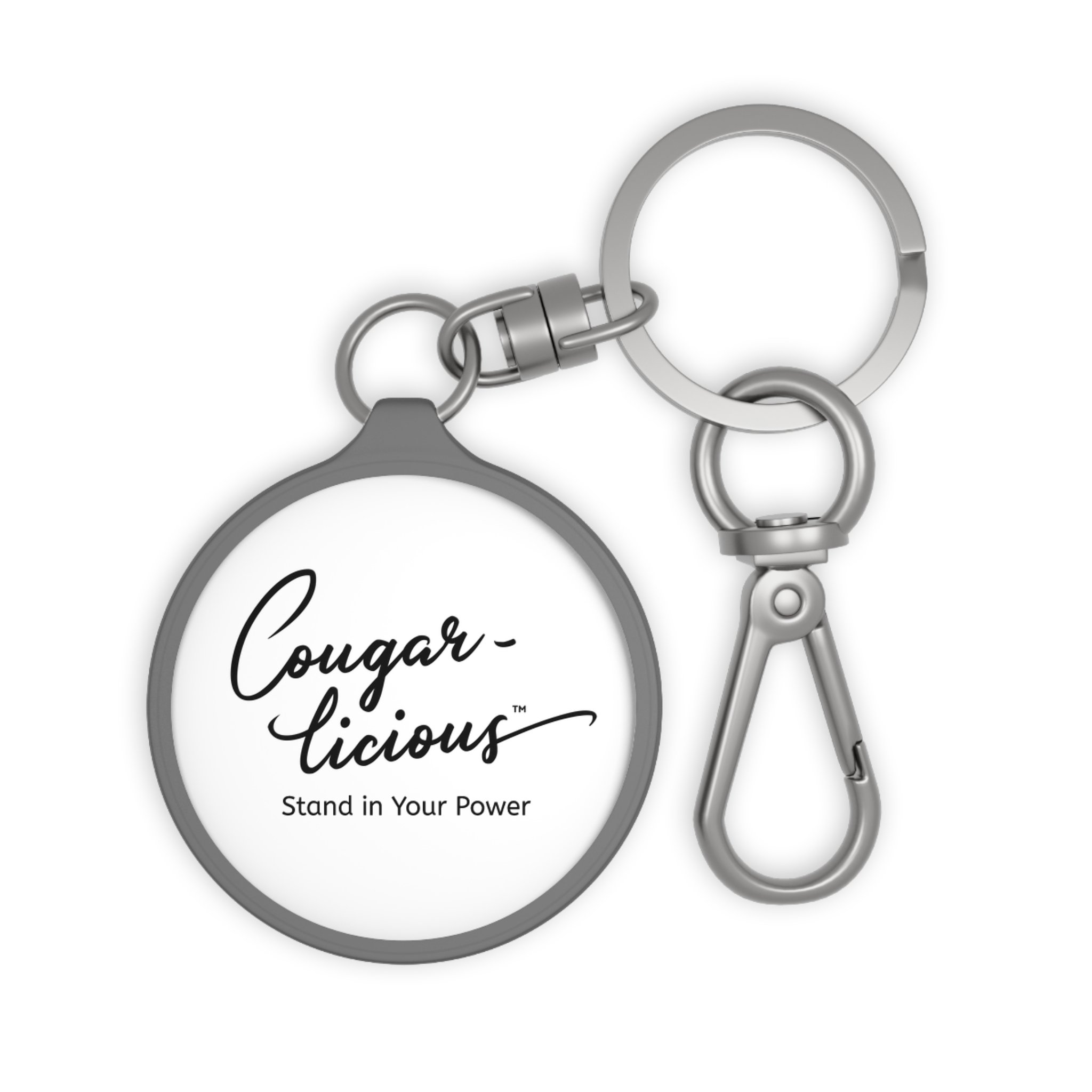 Looking for a fun, empowering holiday gift? The Cougar-licious™ key ring adds confidence, flair, and attitude to every day.