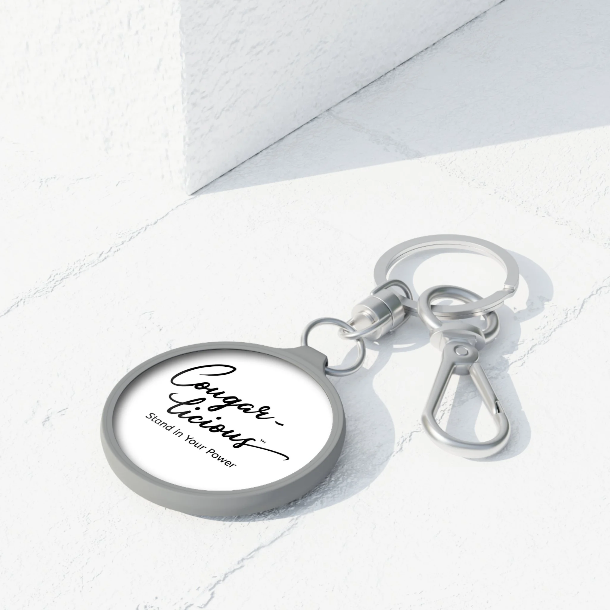 Looking for a fun, empowering holiday gift? The Cougar-licious™ key ring adds confidence, flair, and attitude to every day.