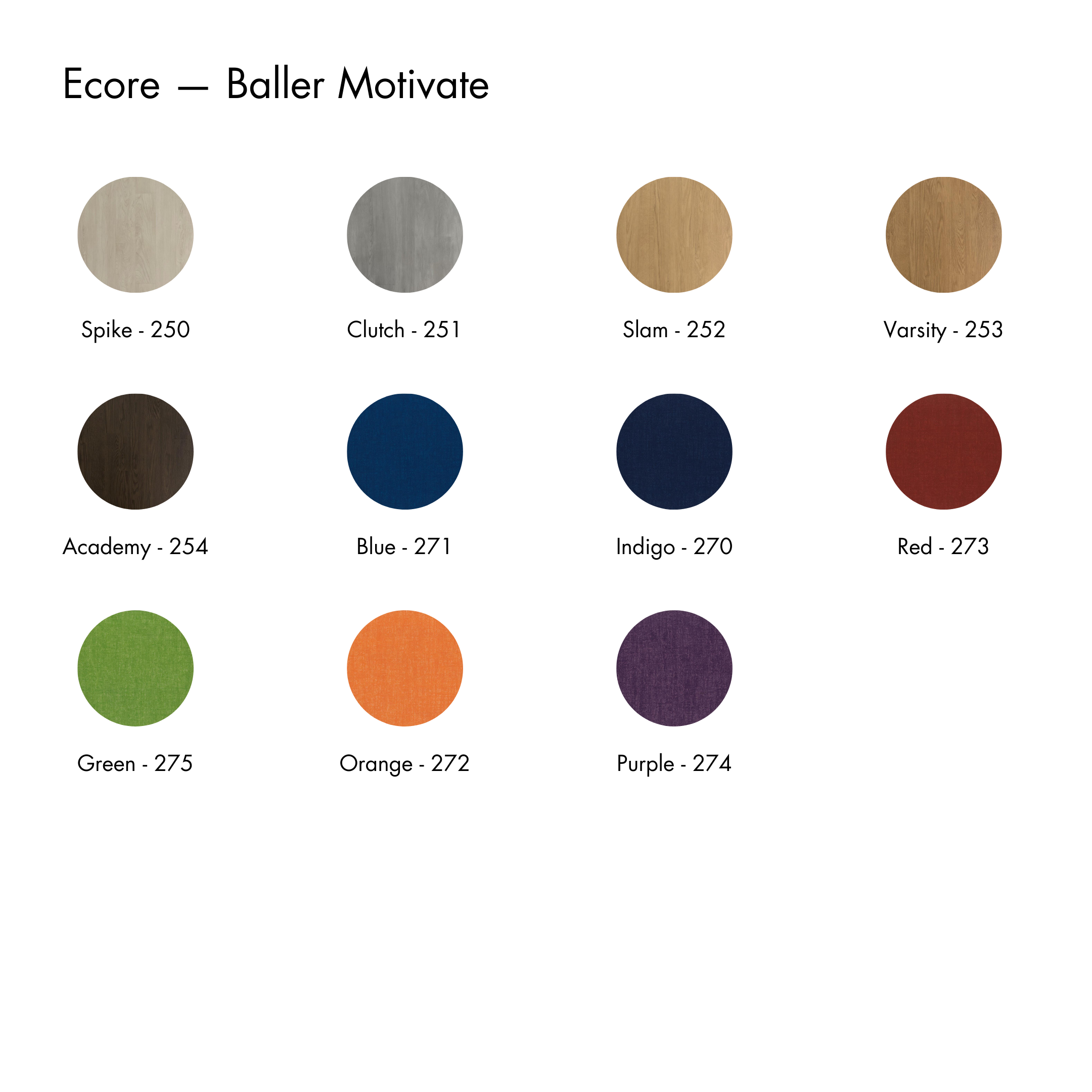 Ecore — Baller Motivate — Thrive Surfaces