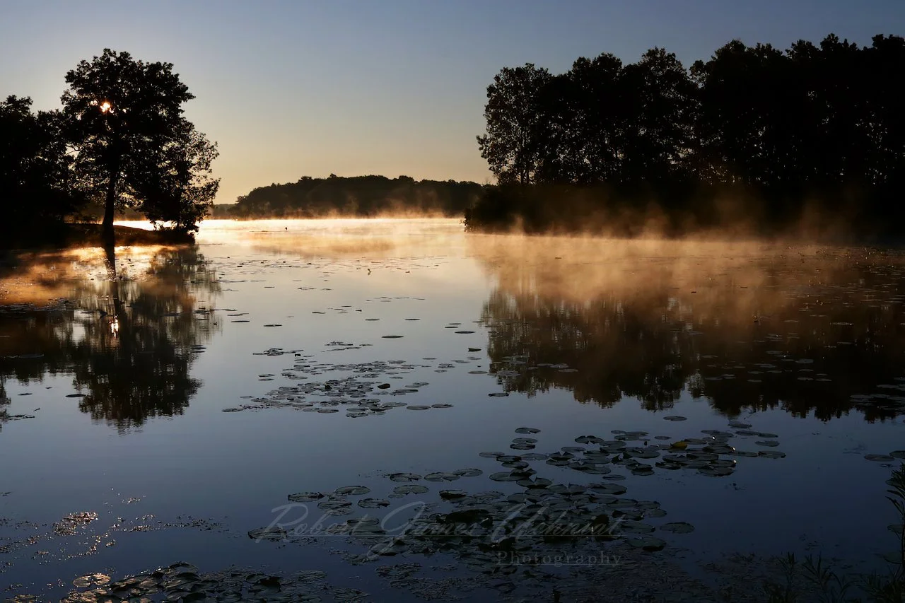 Kent Lake with Steam