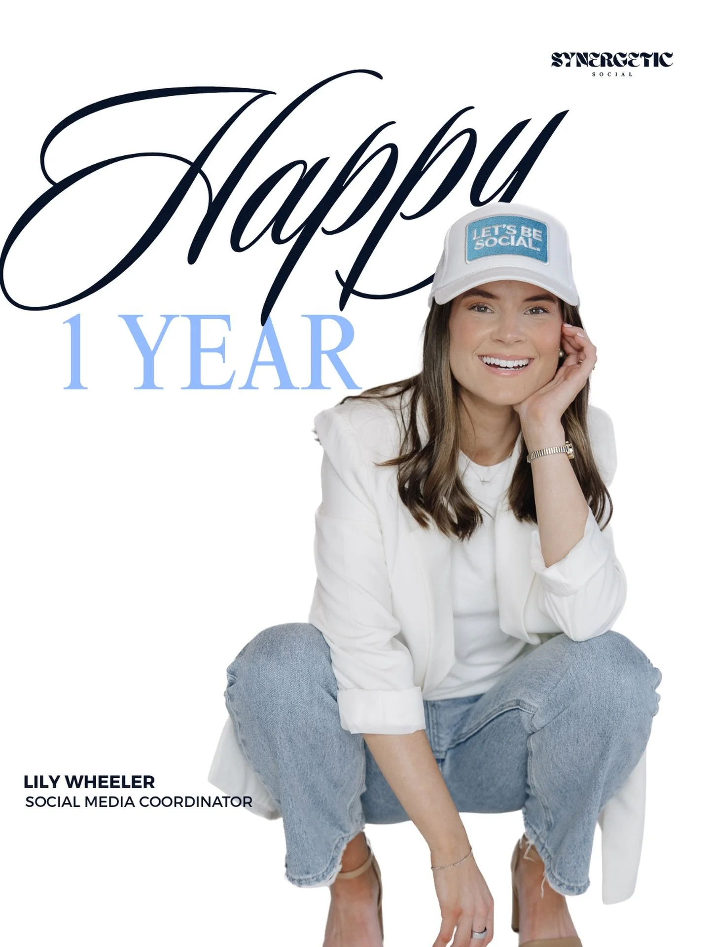 Happy ONE year to our sweet Lily!! 🤭 This time last year, we were growing extremely fast, and I needed someone who could jump on board, bring new creative ideas, &amp; help us better serve our clients, and Lily has done nothing short of incredible d