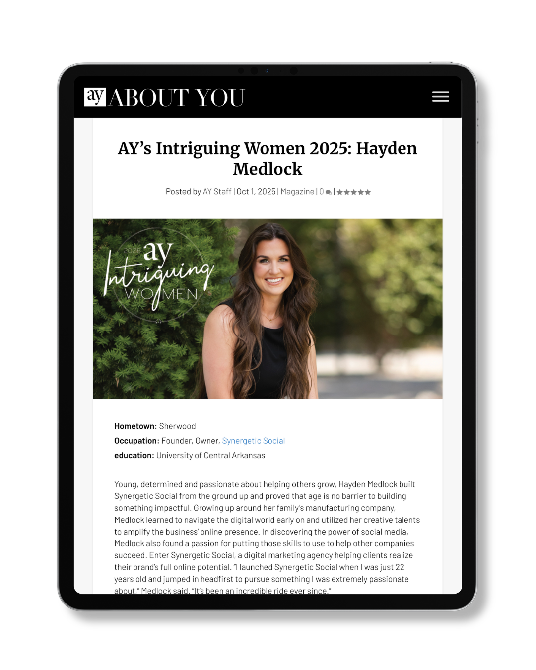AY's Intriguing Women 2025