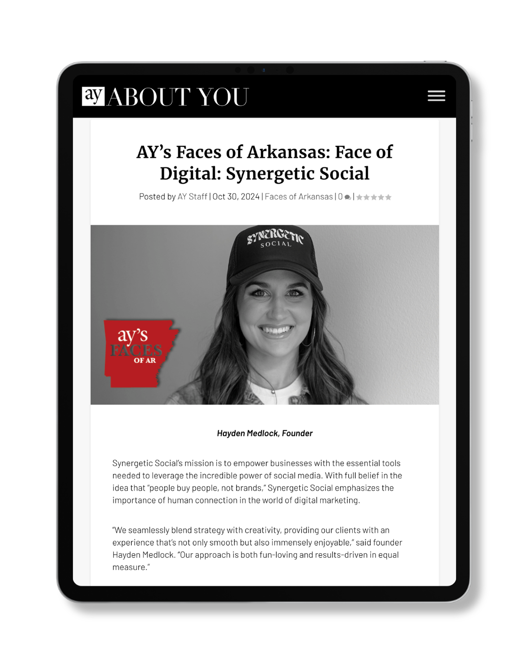 AY's Faces of AR: Face of Digital 2024