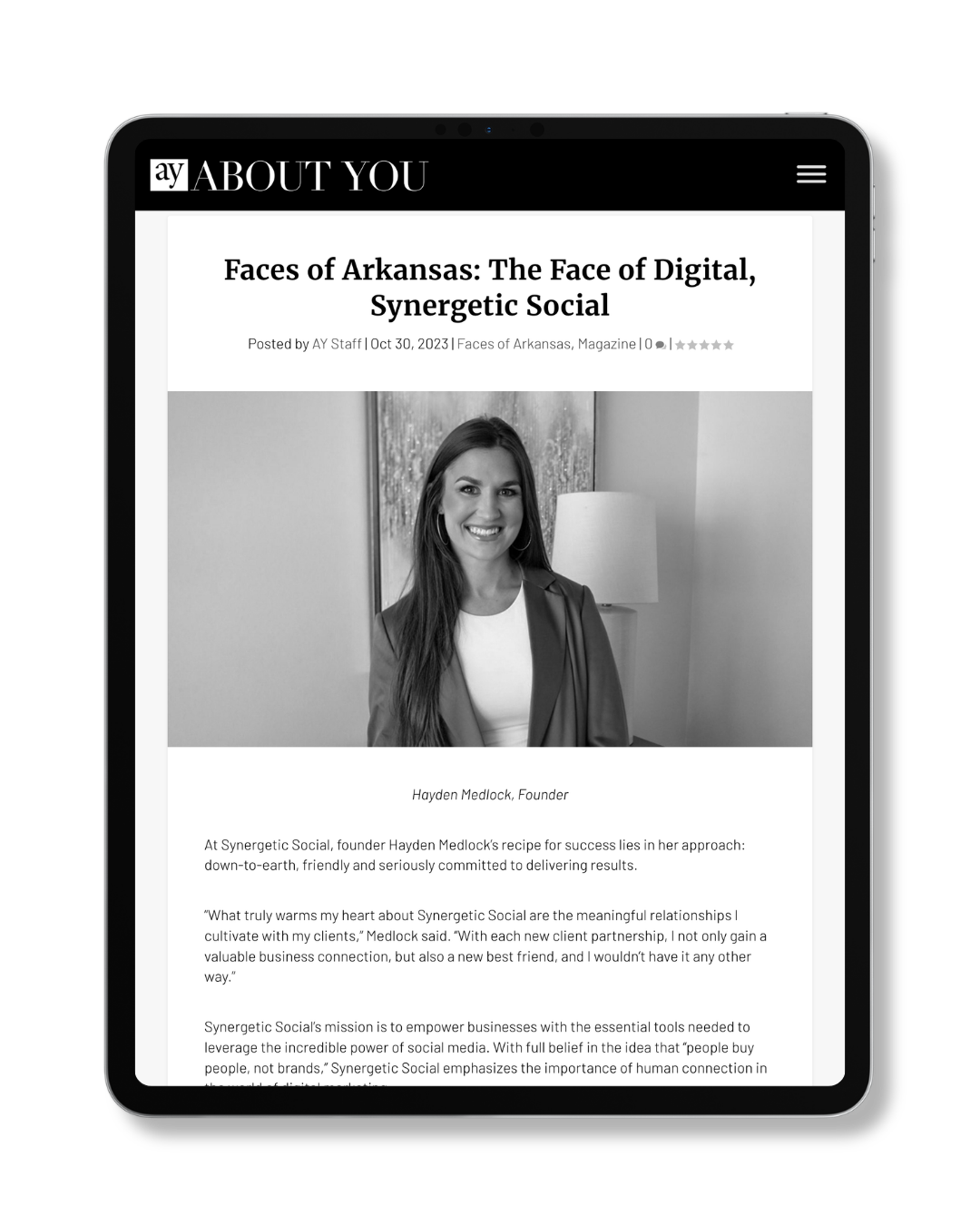 AY's Faces of AR: Face of Digital 2023