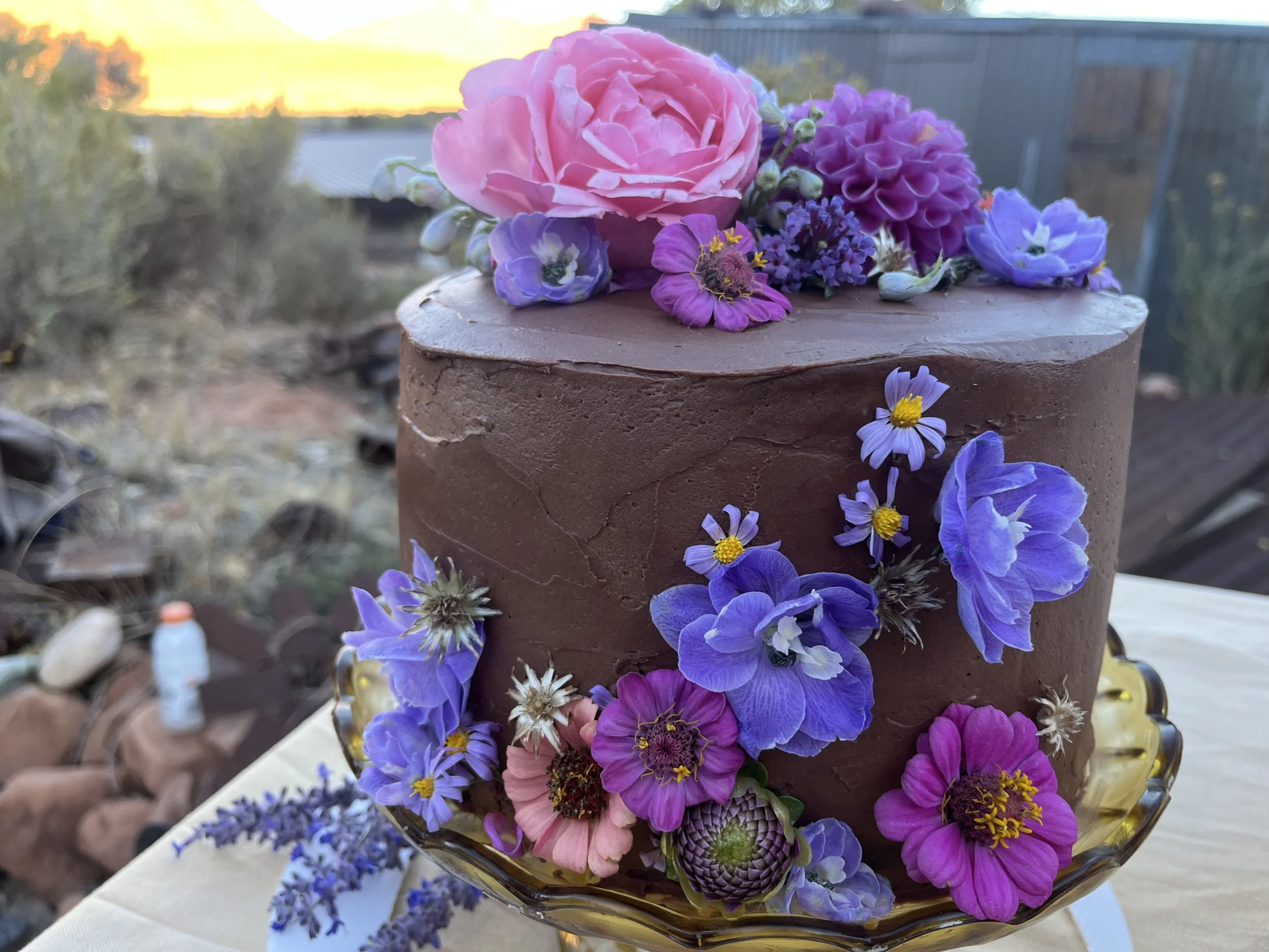 A beautiful chocolate from a wedding cake bakery in Moab utah
