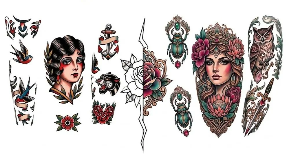 What's The Real Difference Between Traditional Tattoos and Neo-Traditional Tattoos?