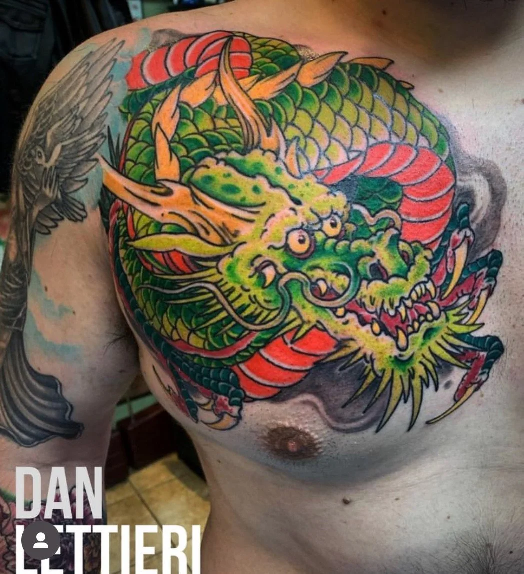 Japanese dragon tattoo