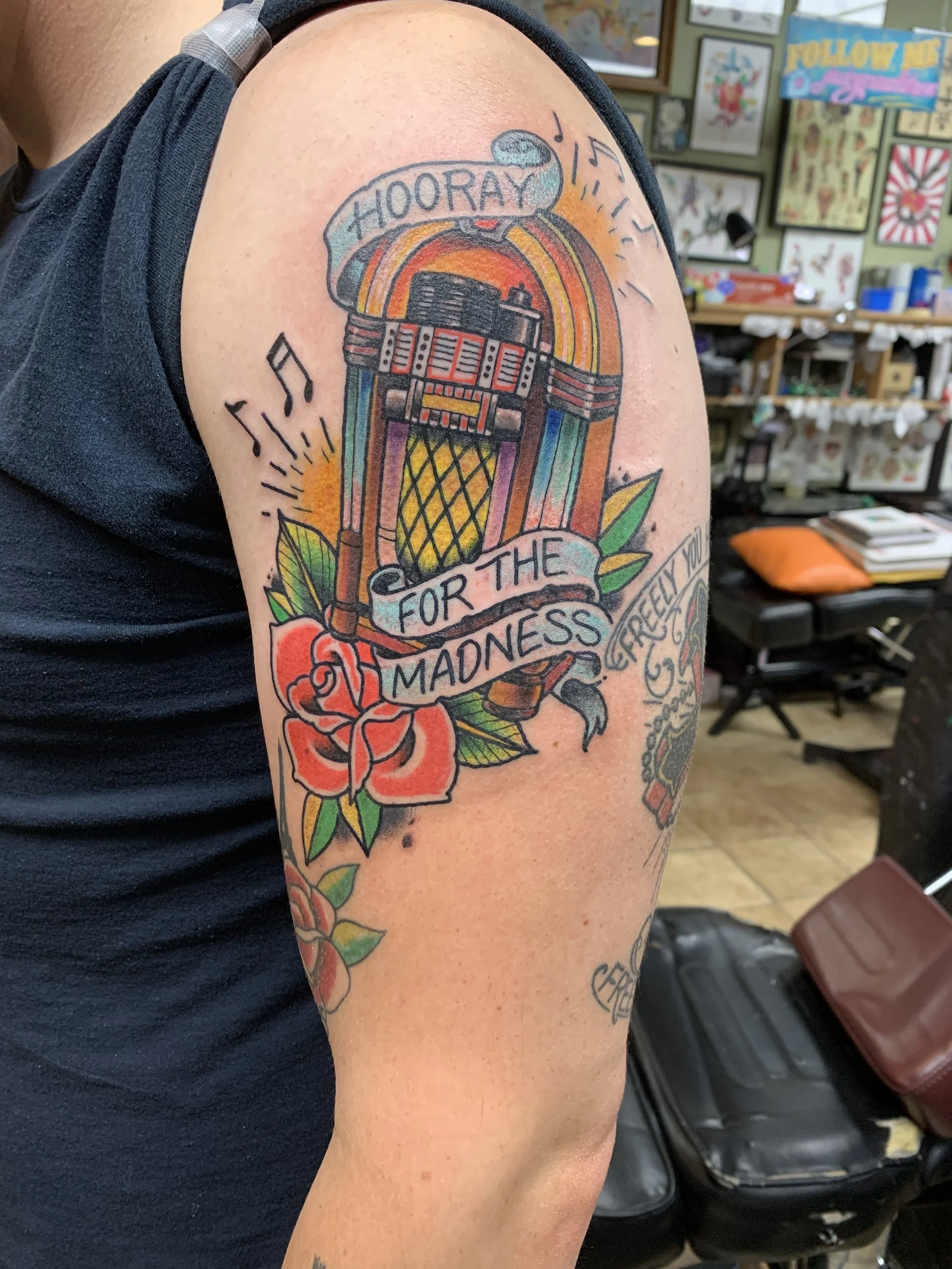jukebox tattoo color