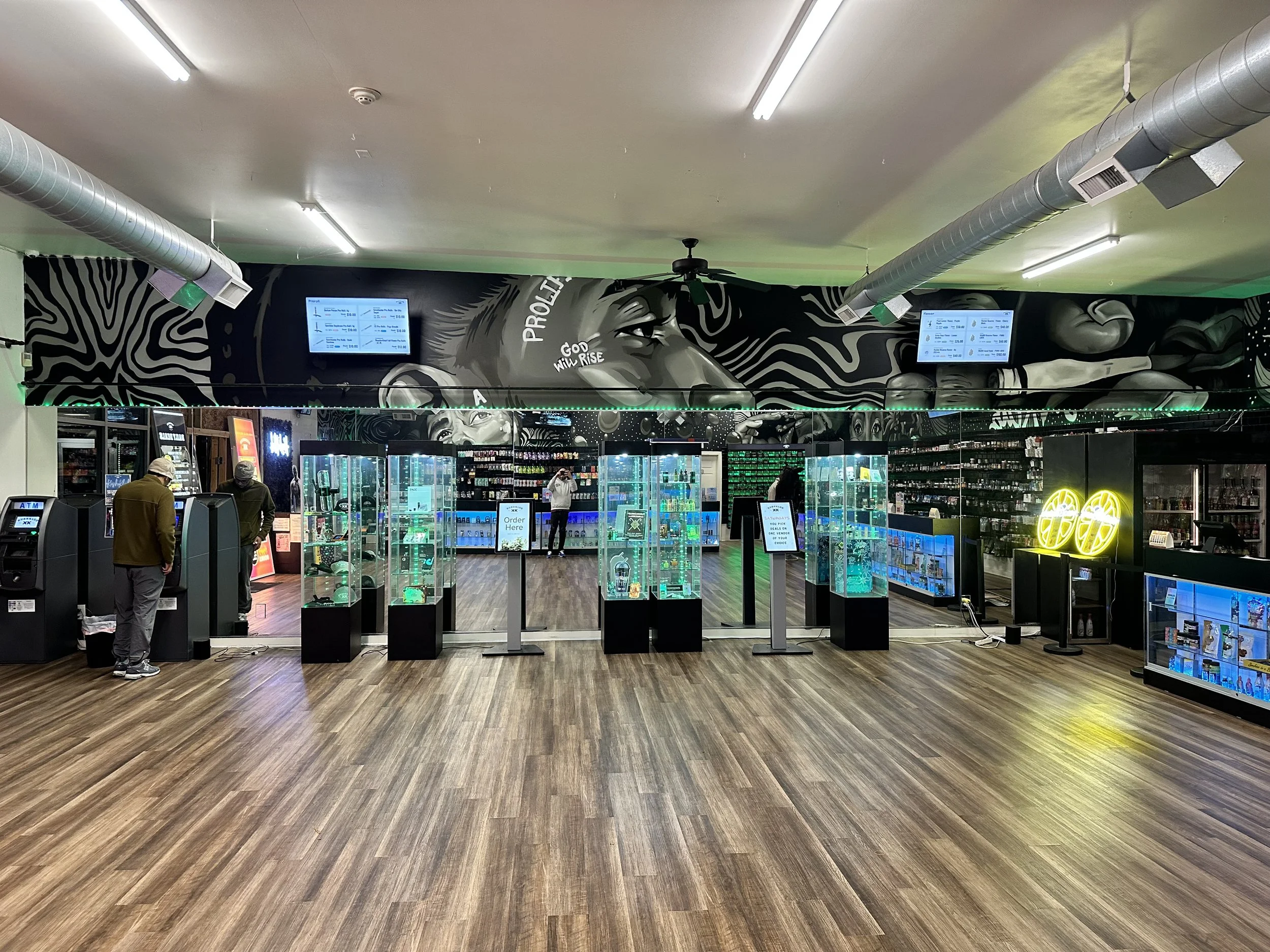 Mural for Kush Klub Cannabis in Seattle Wa. 2024 