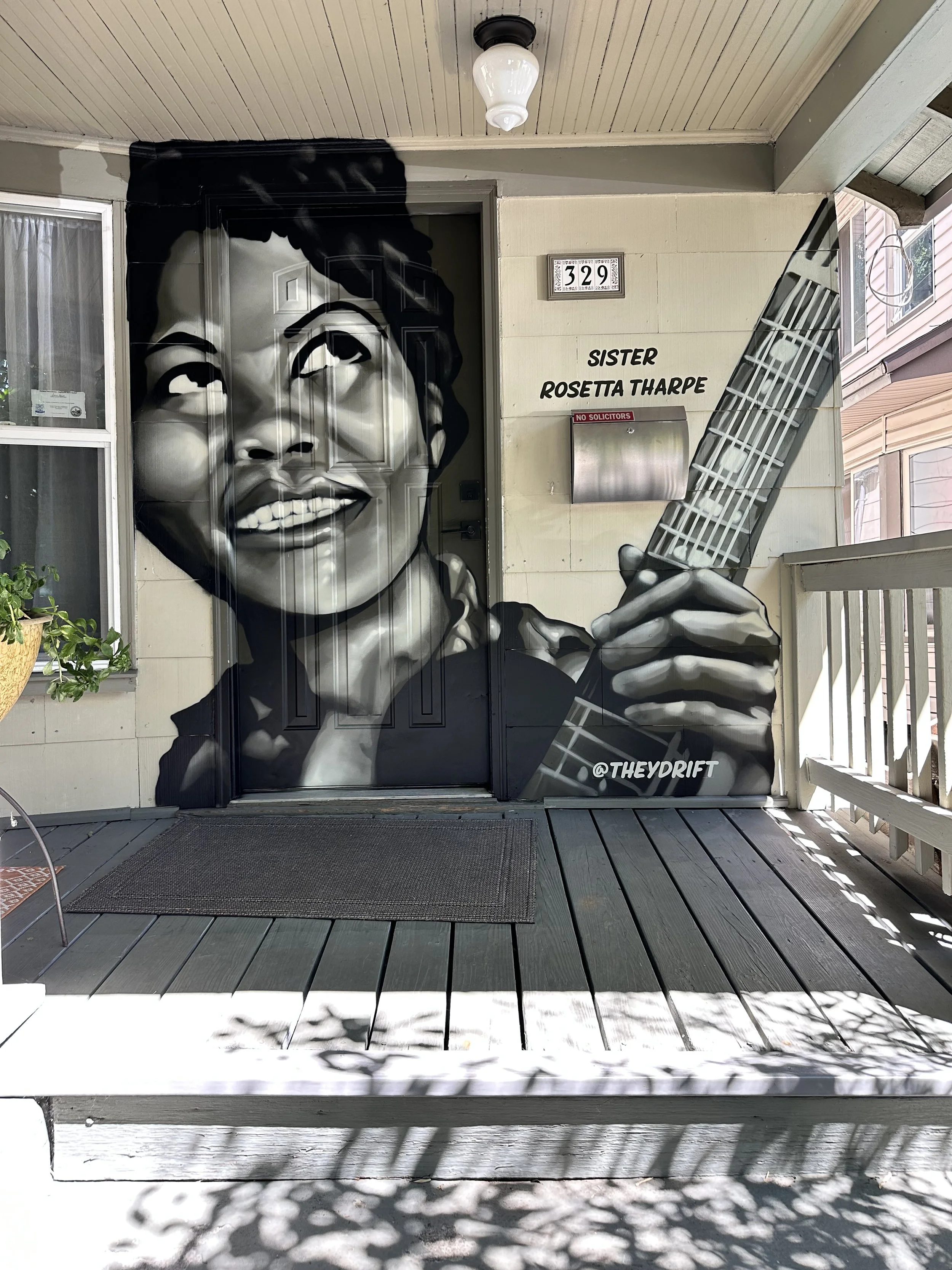 Sister Rosetta Tharpe - private commission 
Portland, OR USA / 2024