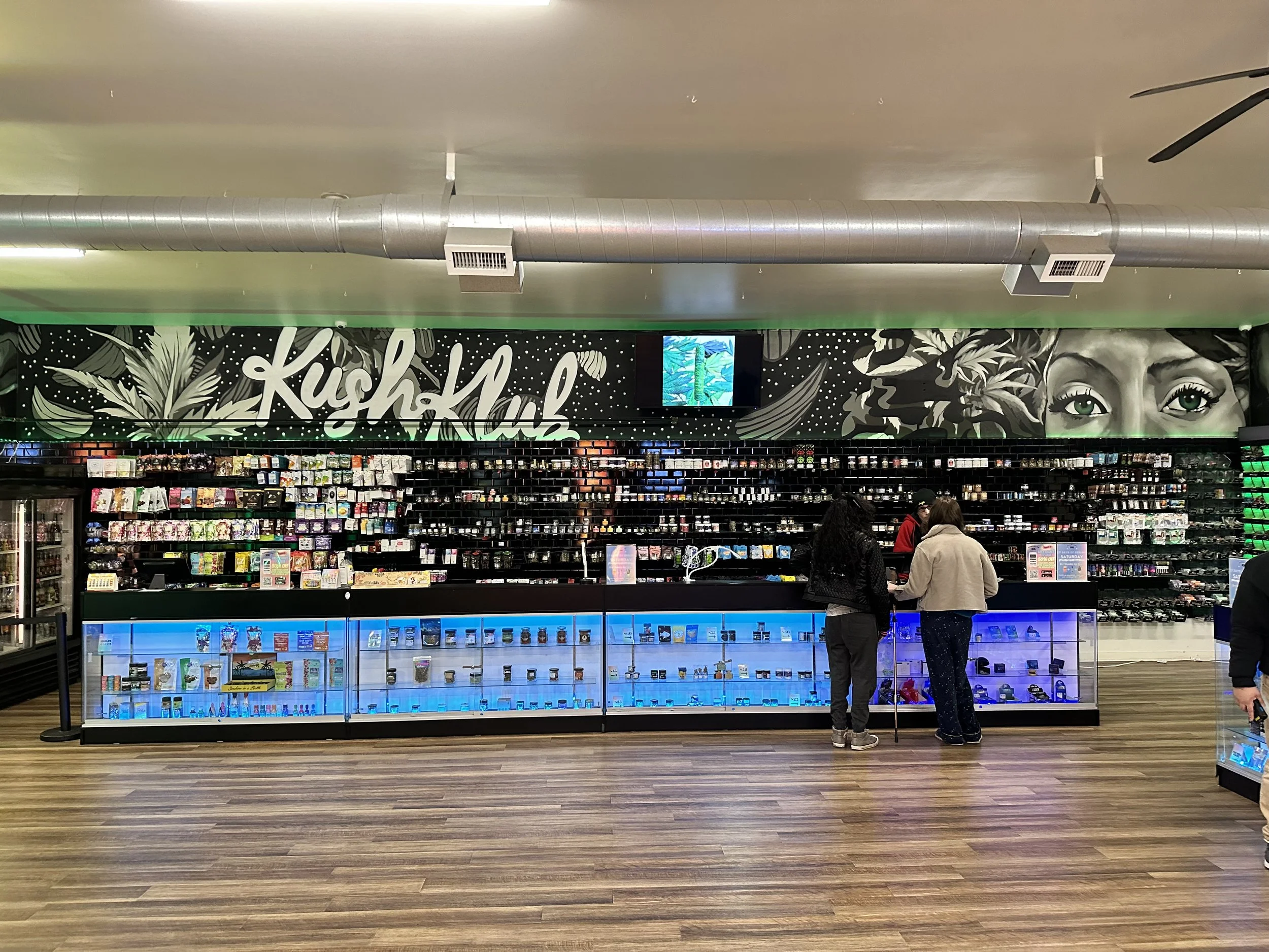 Mural for Kush Klub Cannabis in Seattle Wa. 2024 