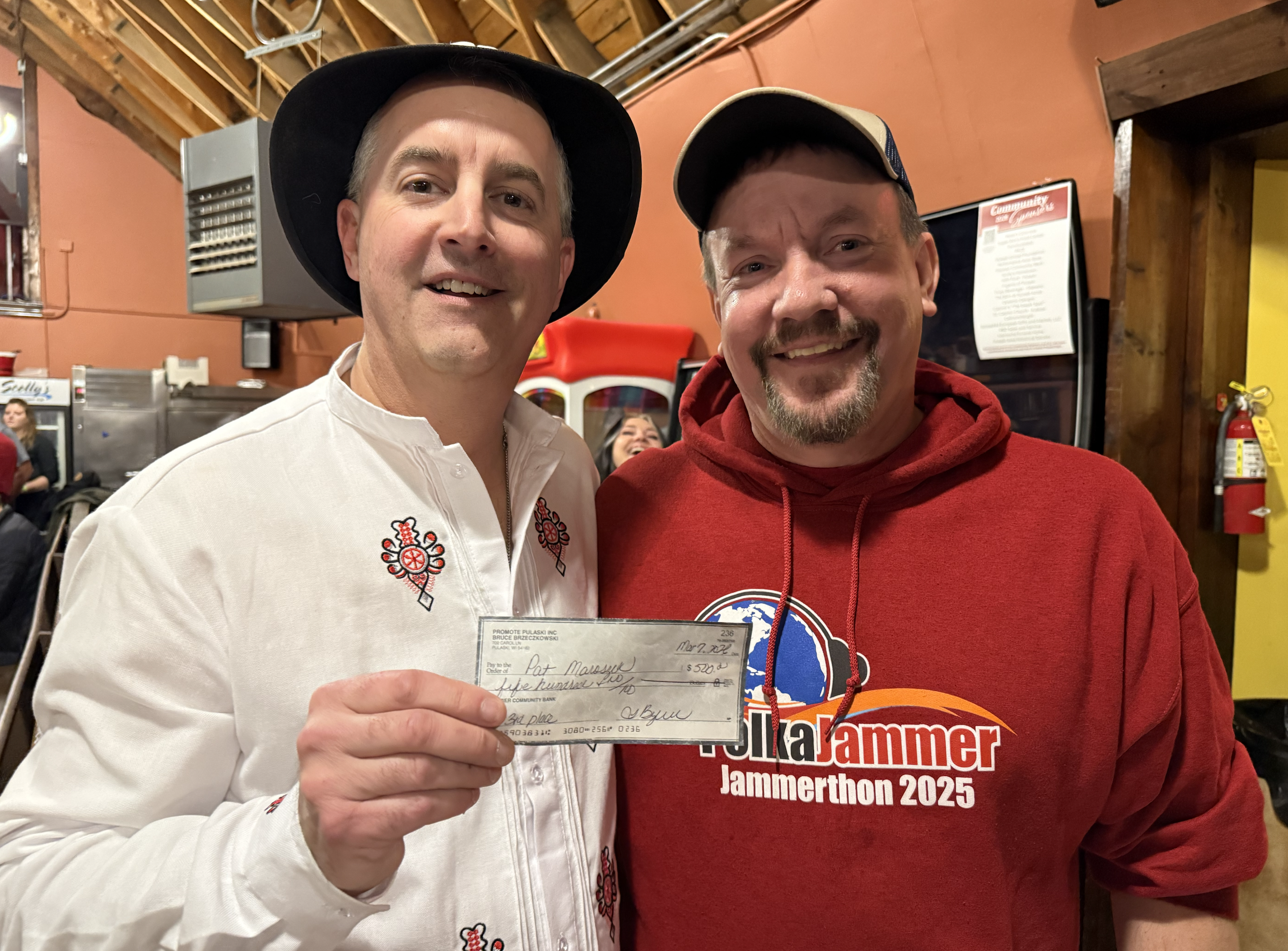 Pat Maroszek wins third place