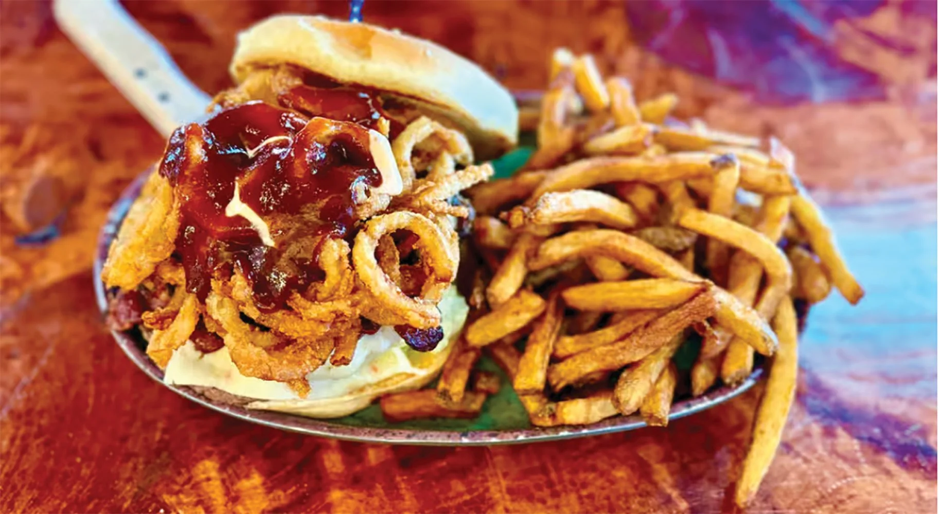 Cowboy Burger at Joe's Green Barn