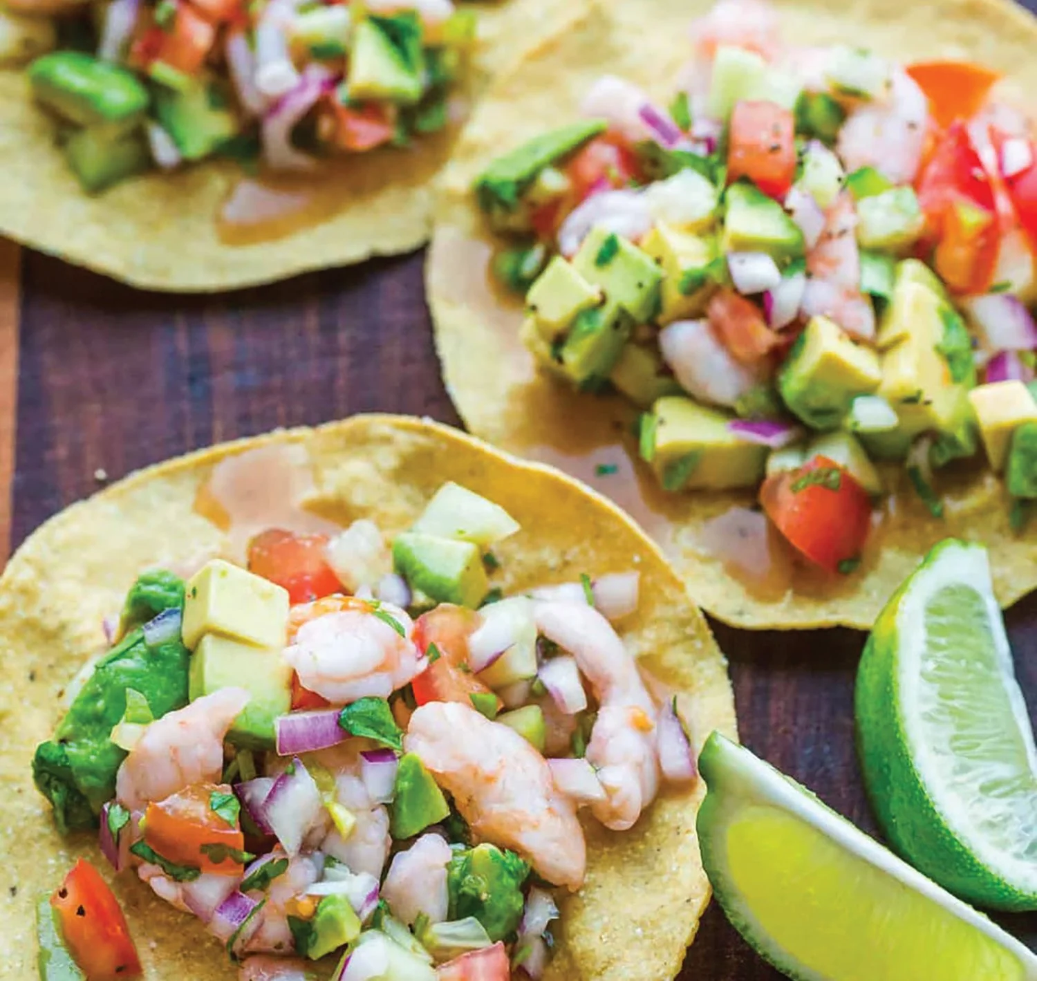 Ceviche Fish Tacos at The Hood