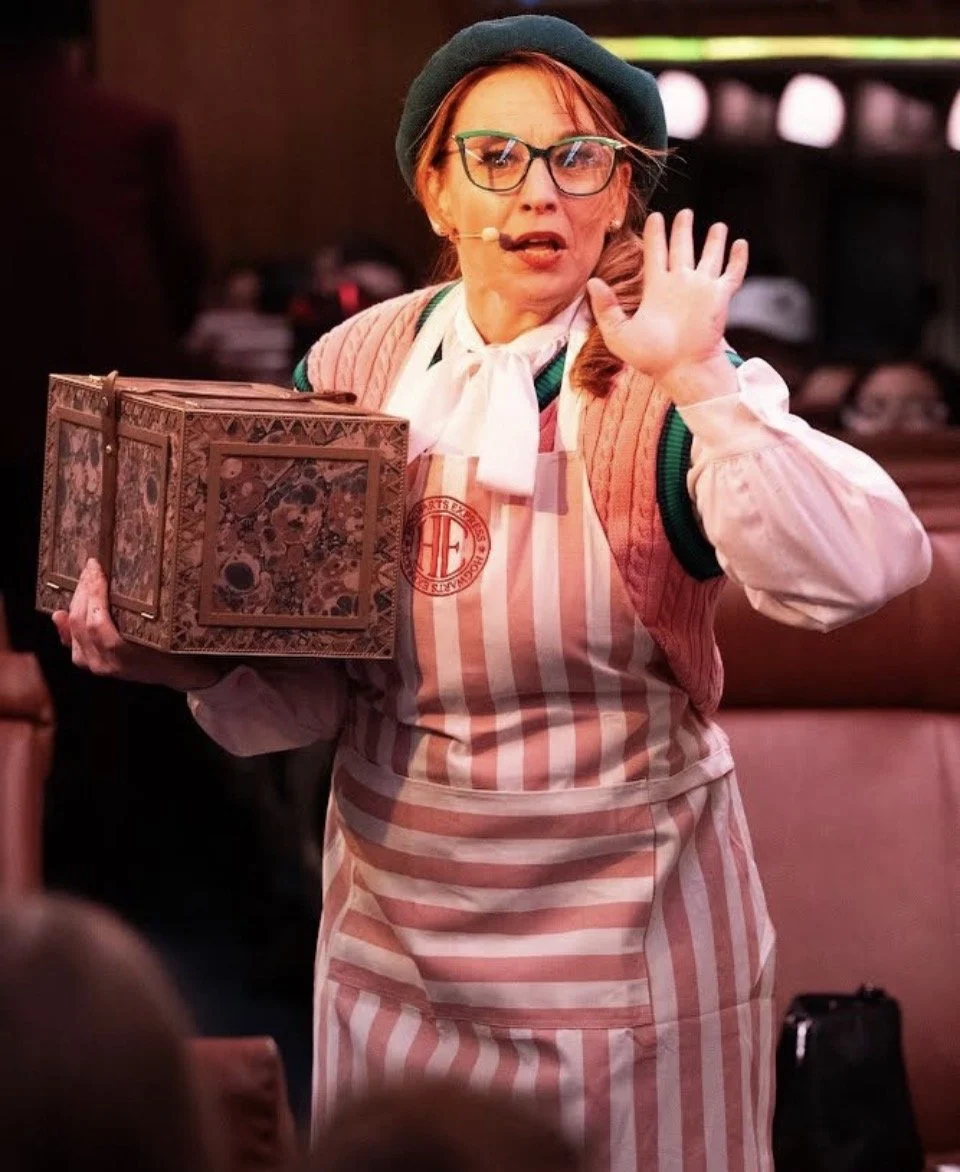Harry potter candy box prop in use