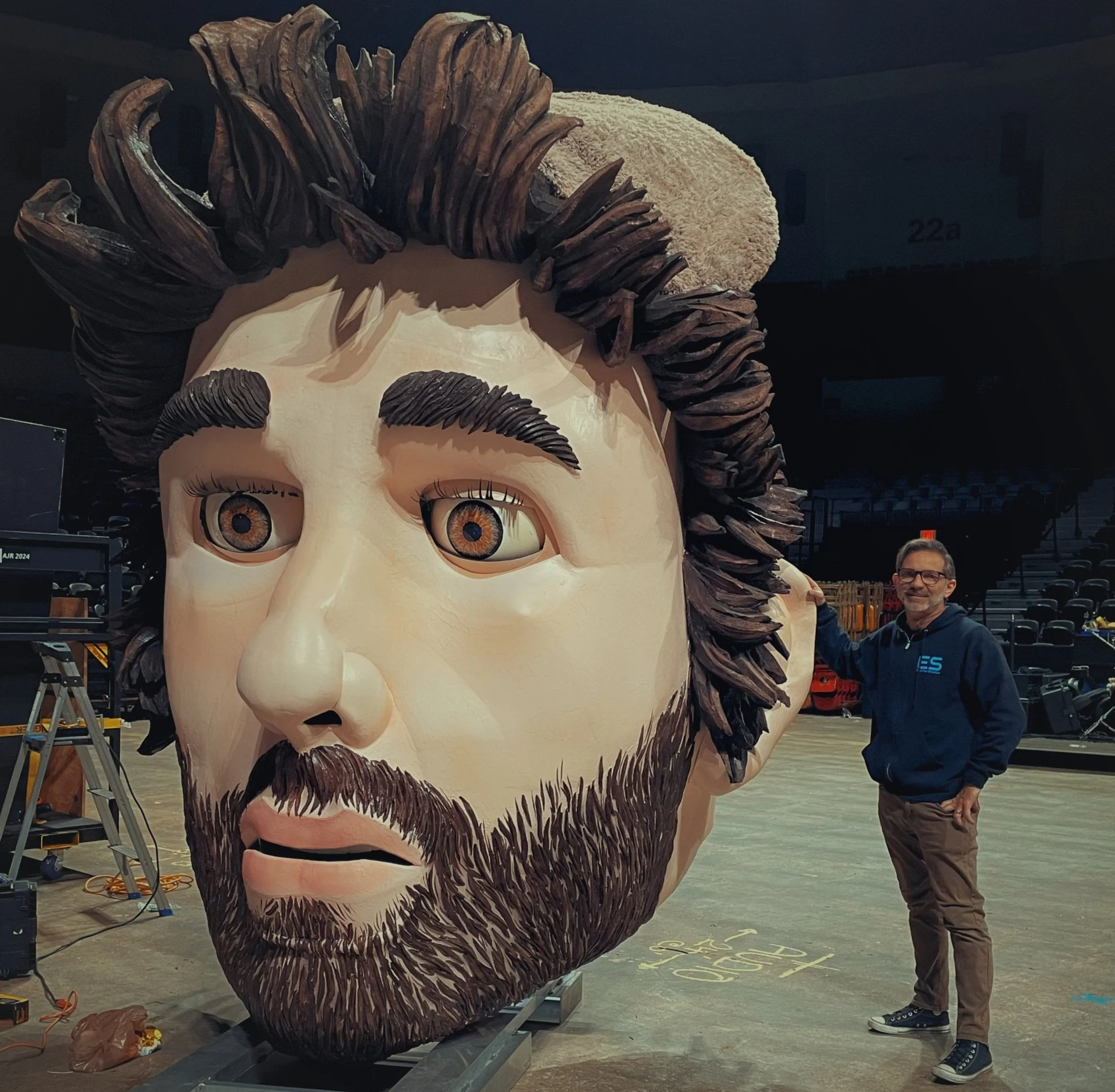 AJR band tour 16 foot animatronic puppet