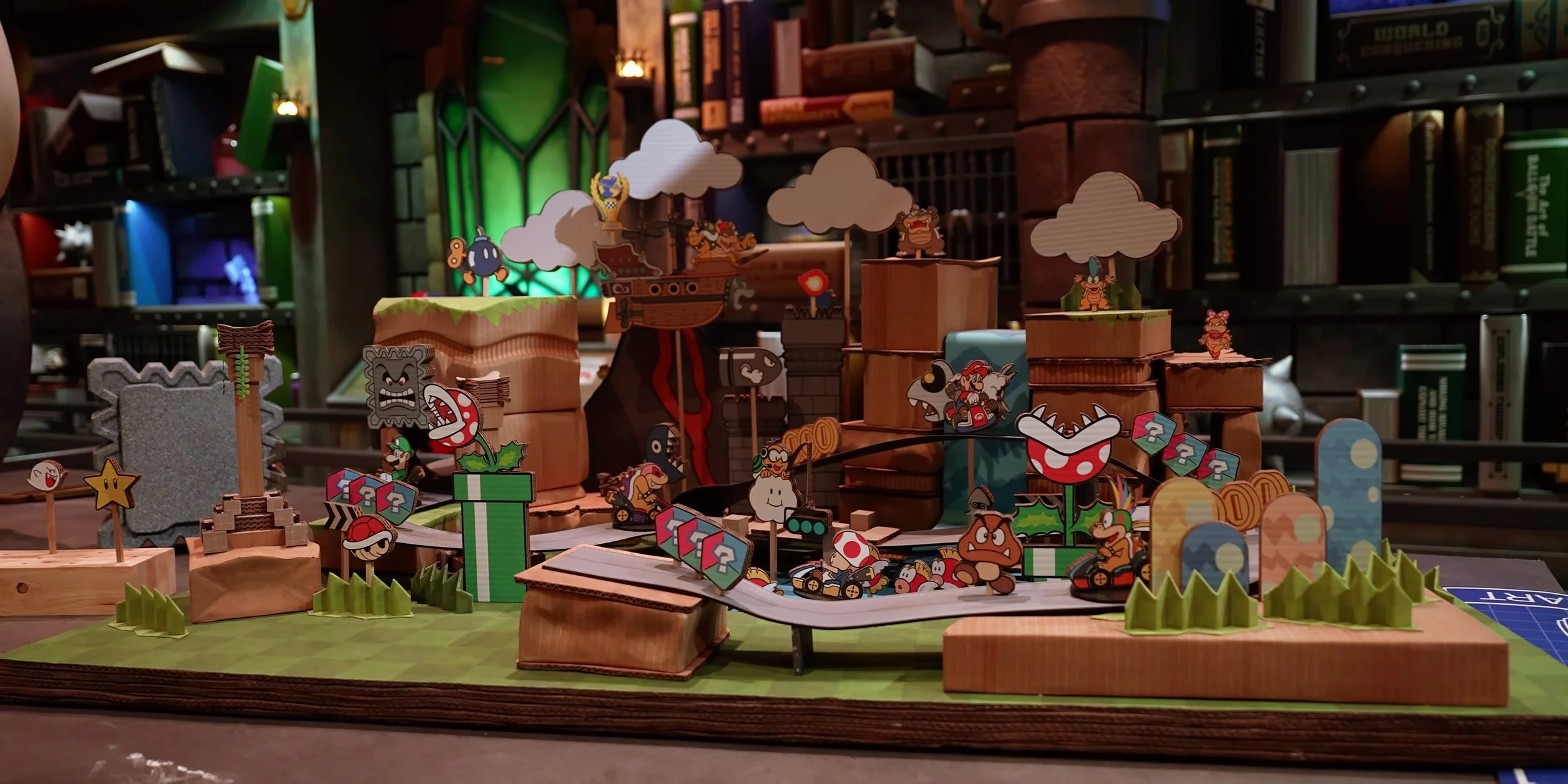 Mario Kart ride cue prop