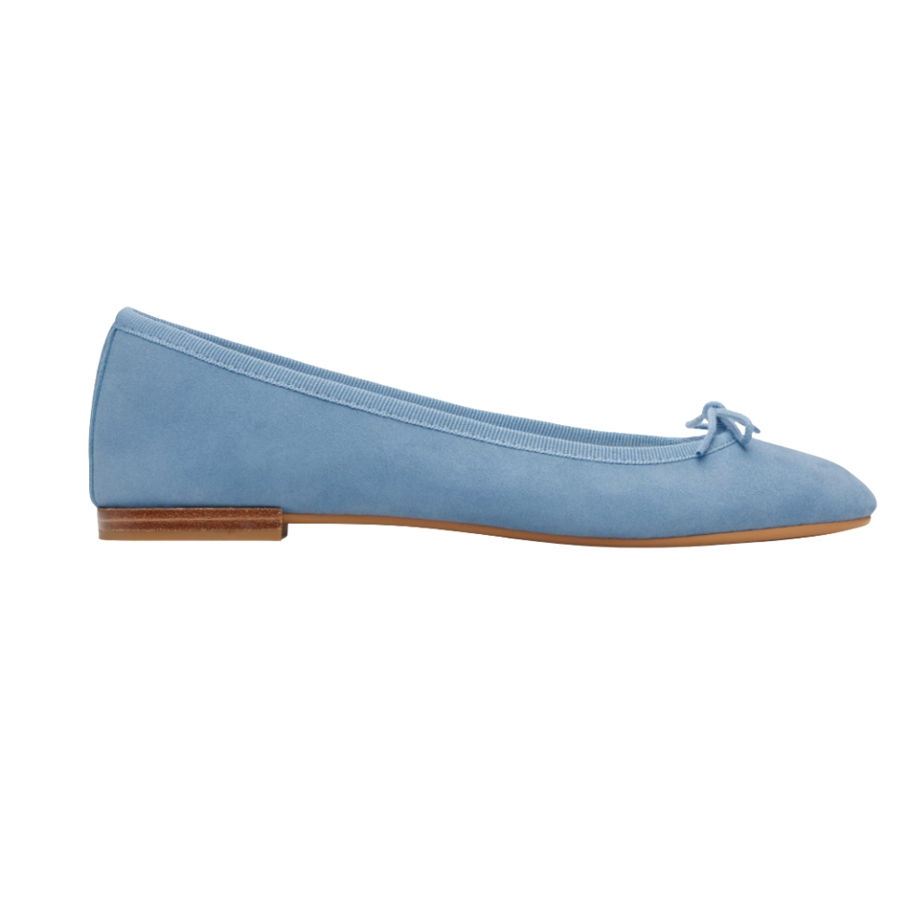 baby blue suede repettos