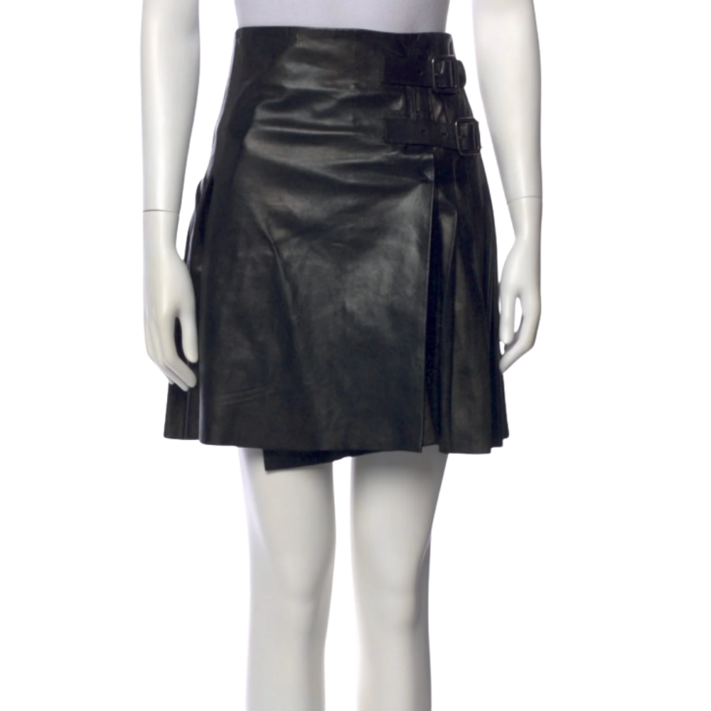 Prada Leather Skirt