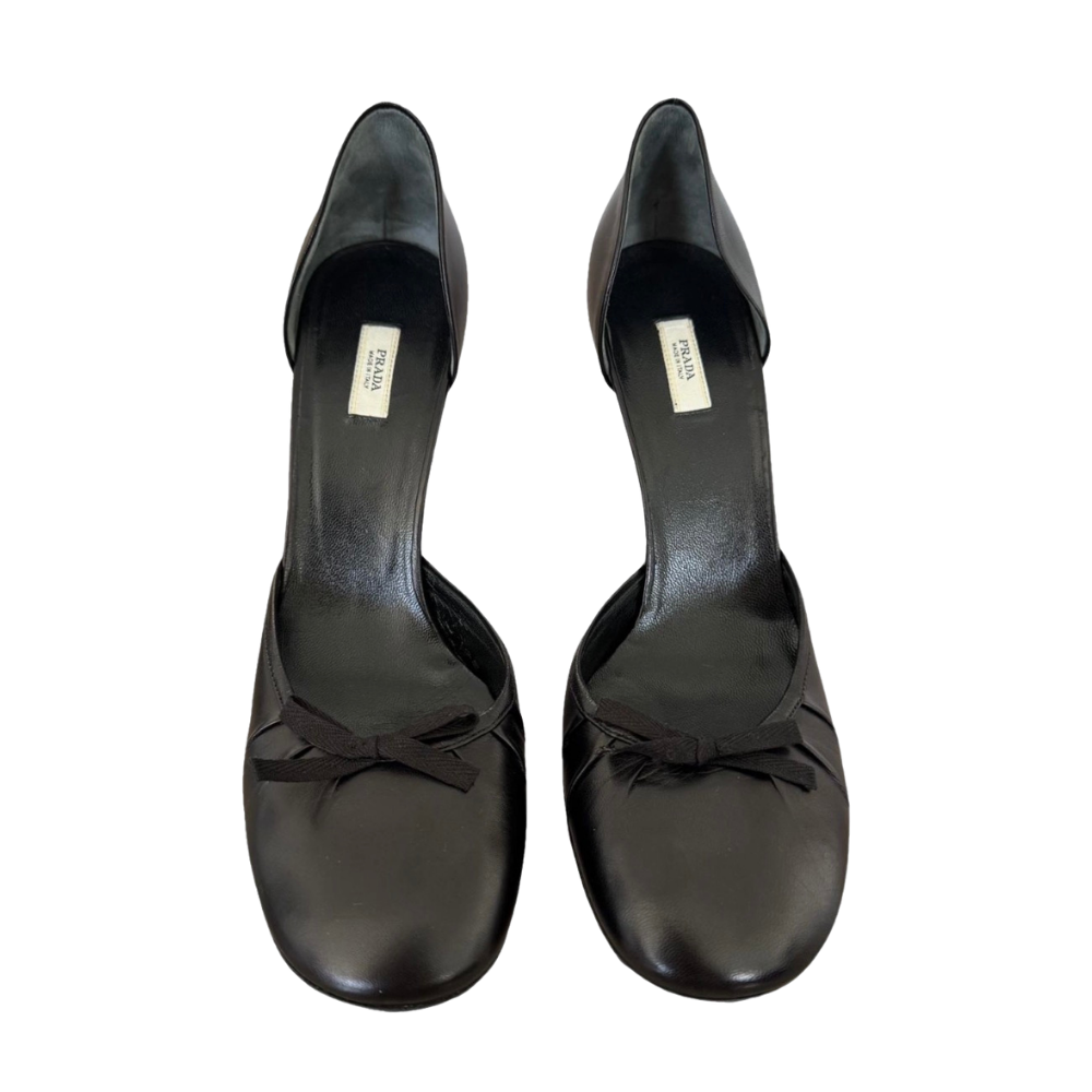 patent leather Pradas