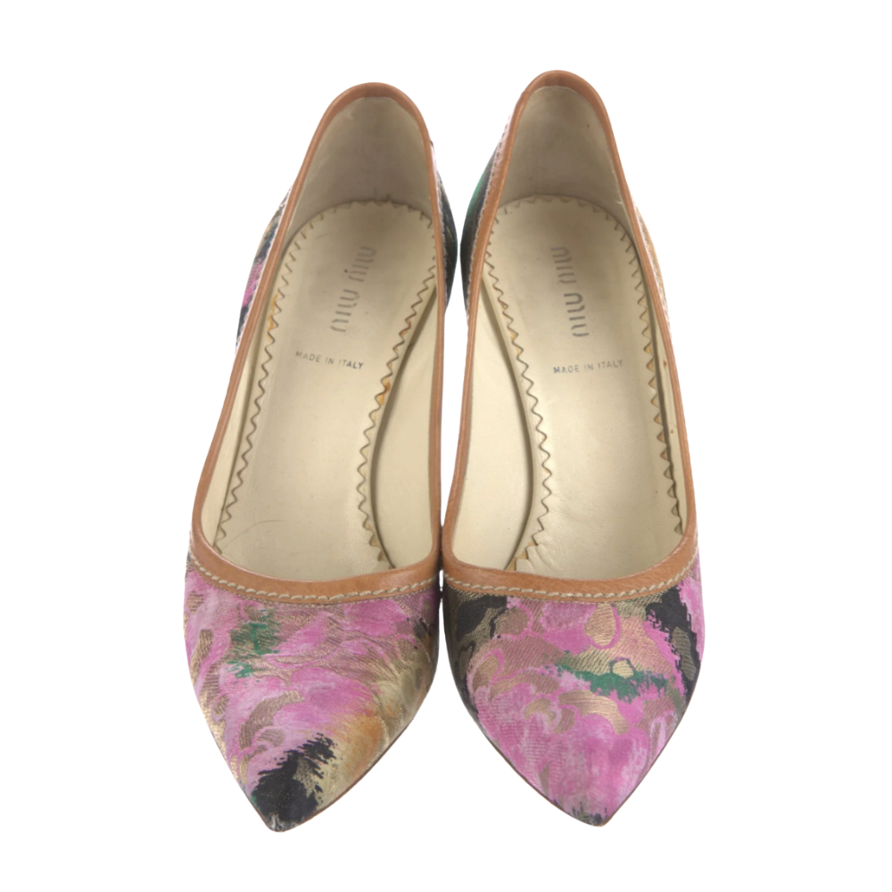 Miu Miu Floral pump