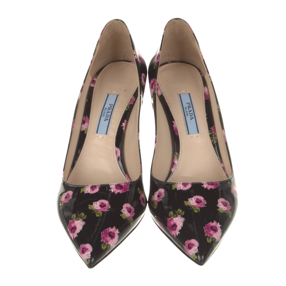 Prada floral heel