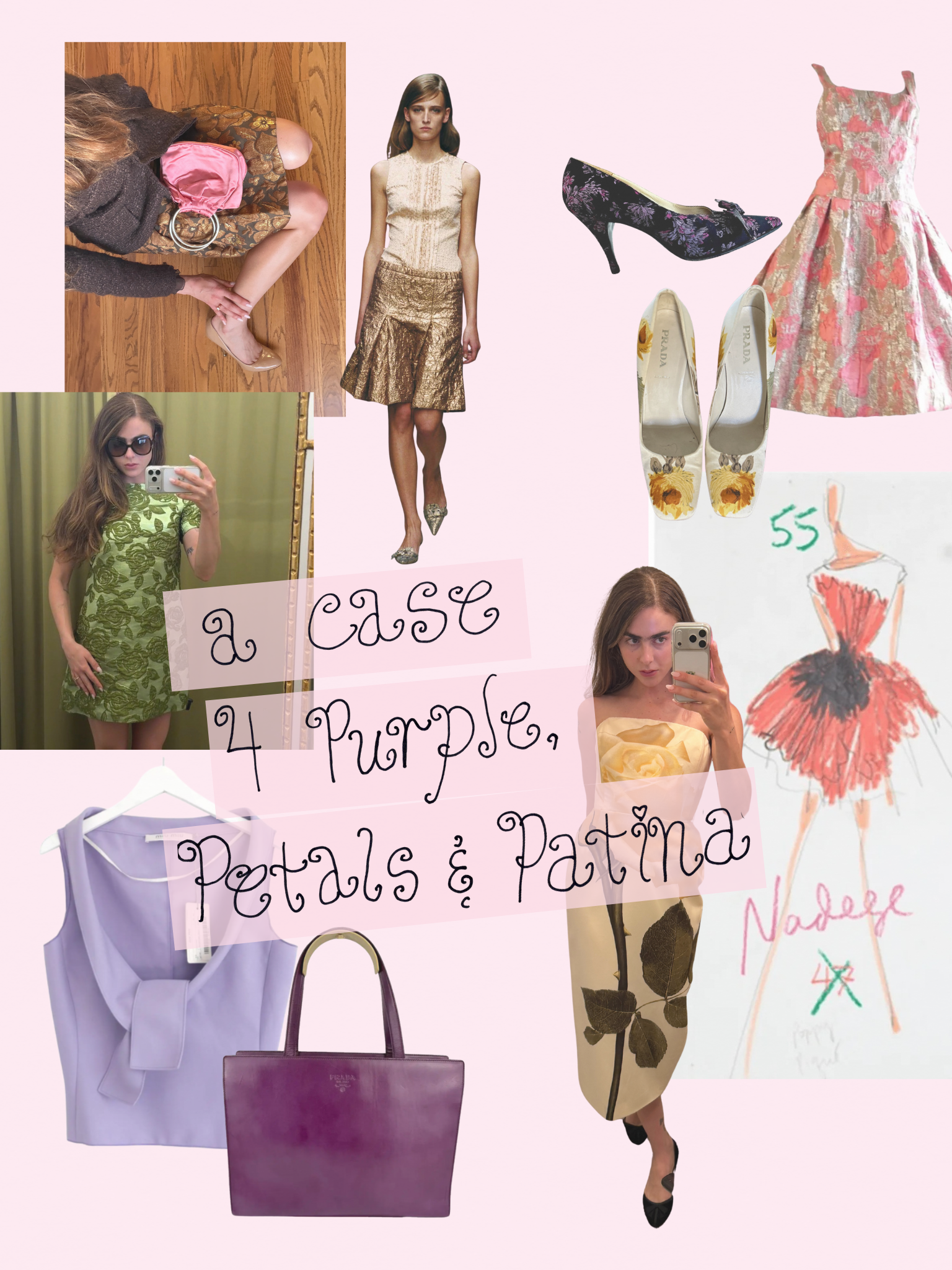 a Case for Purple, Petals &amp; Patina