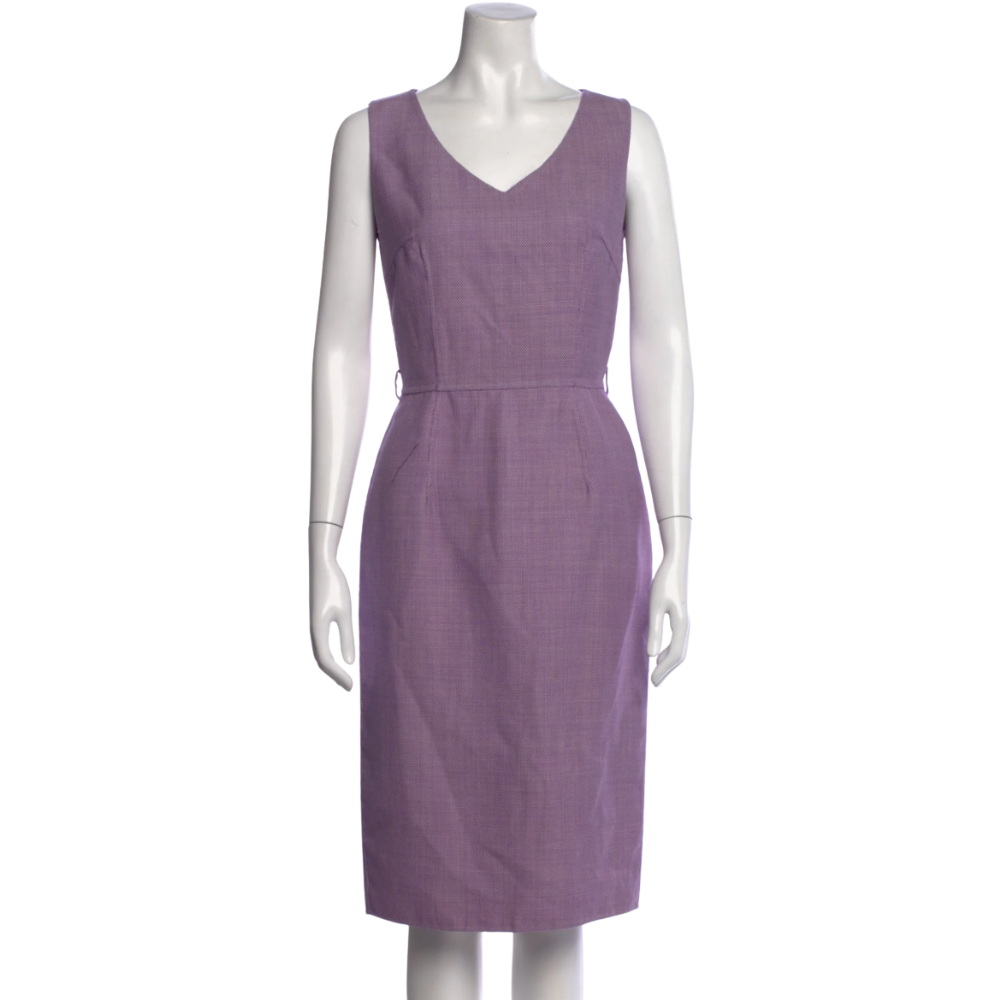 vintage dior purple dress