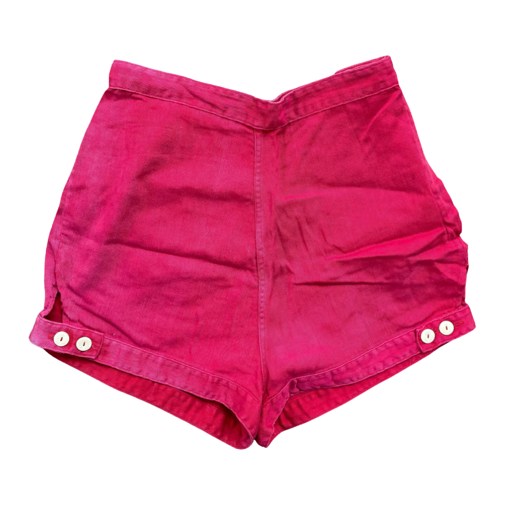 vintage hot pink shorts
