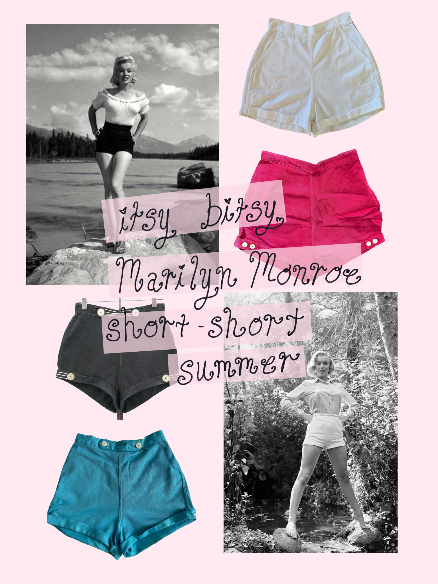 Itsy Bitsy Marilyn Monroe Short Short Summer