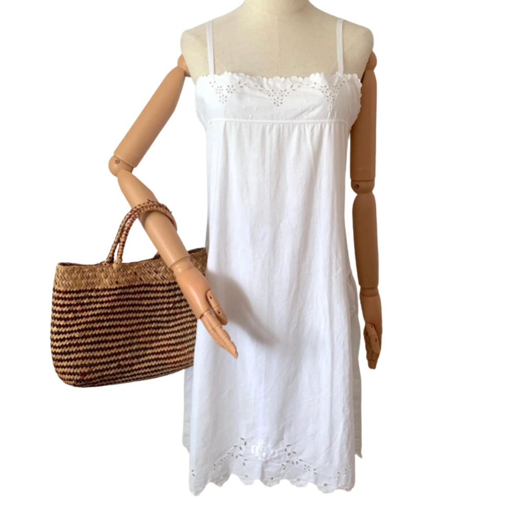 1920s embroidered dress