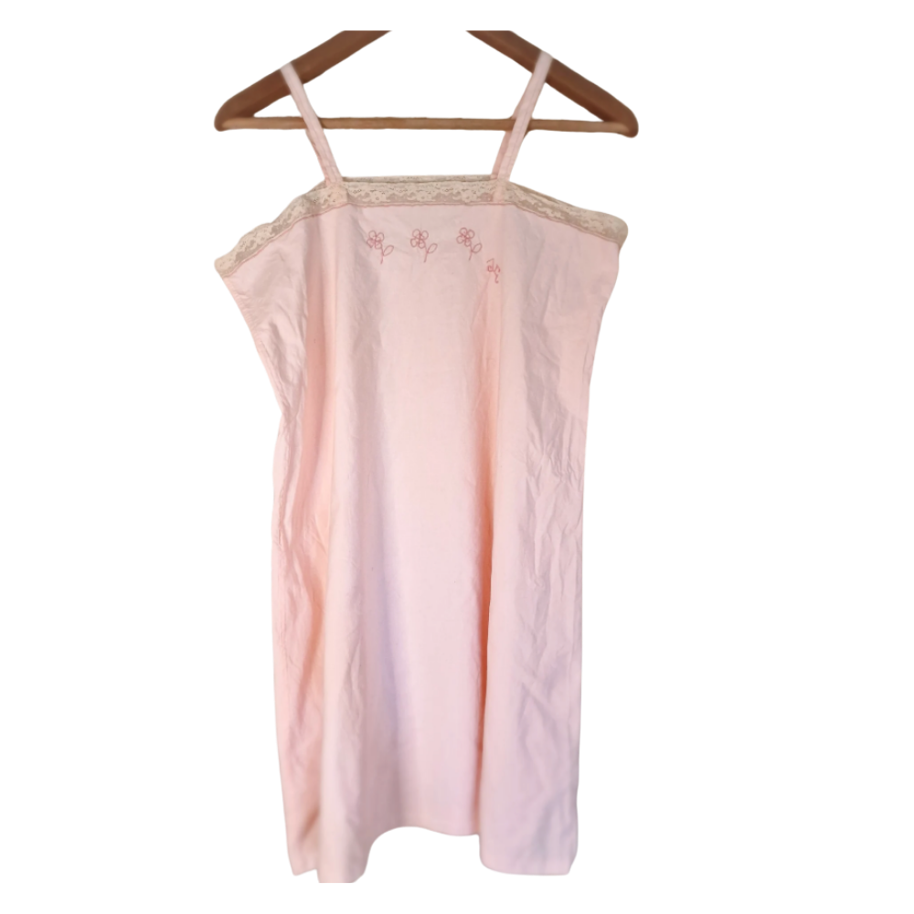 antique pink cotton mini