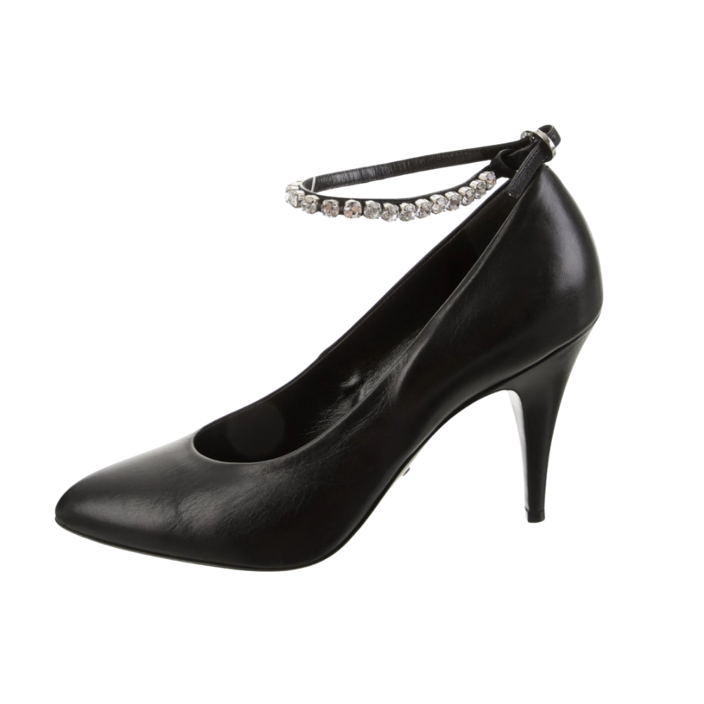 gucci rhinestone ankle